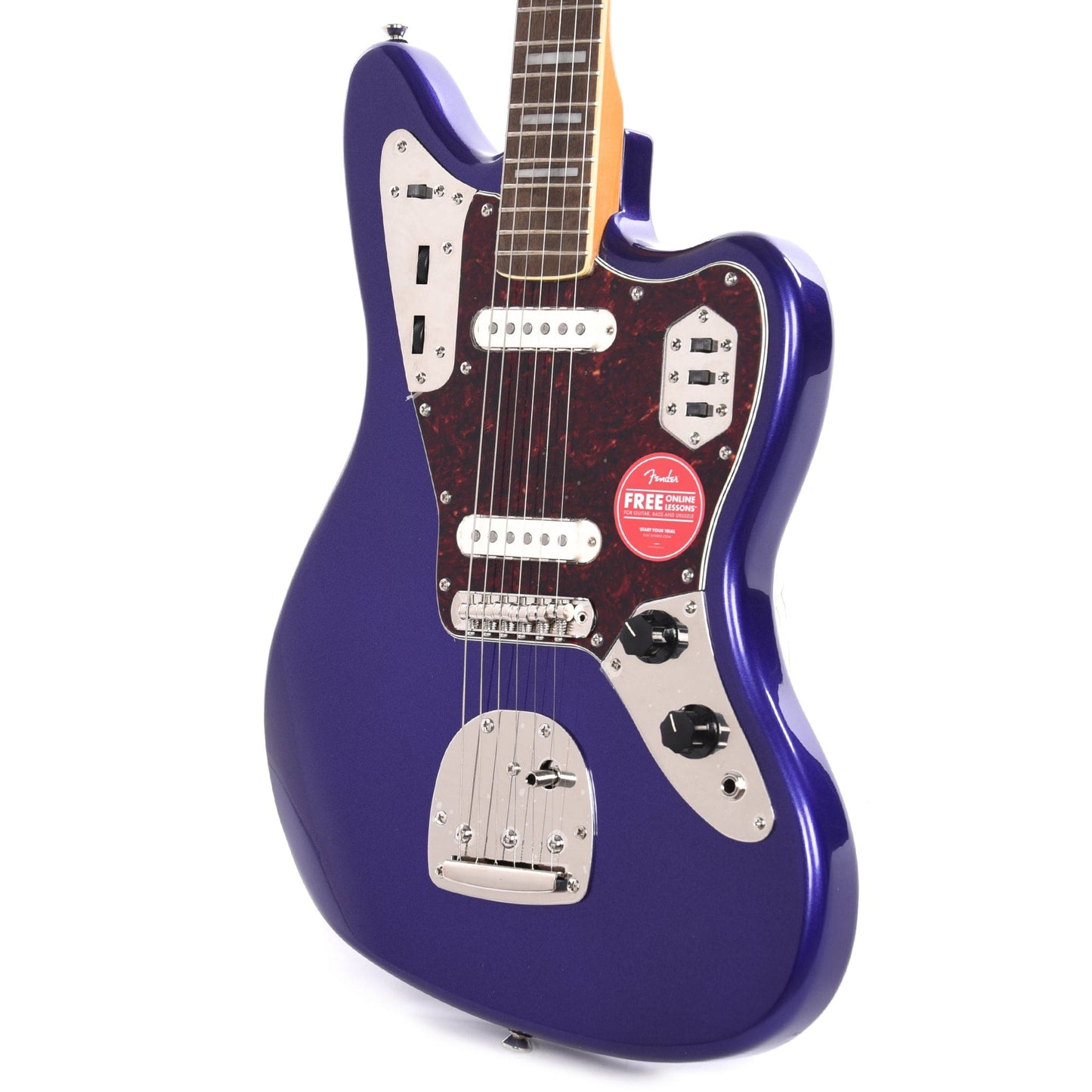 Squier Classic Vibe '70s Jaguar Purple Metallic w/4-Ply Tortoise Pickguard Electric Guitars / Solid Body