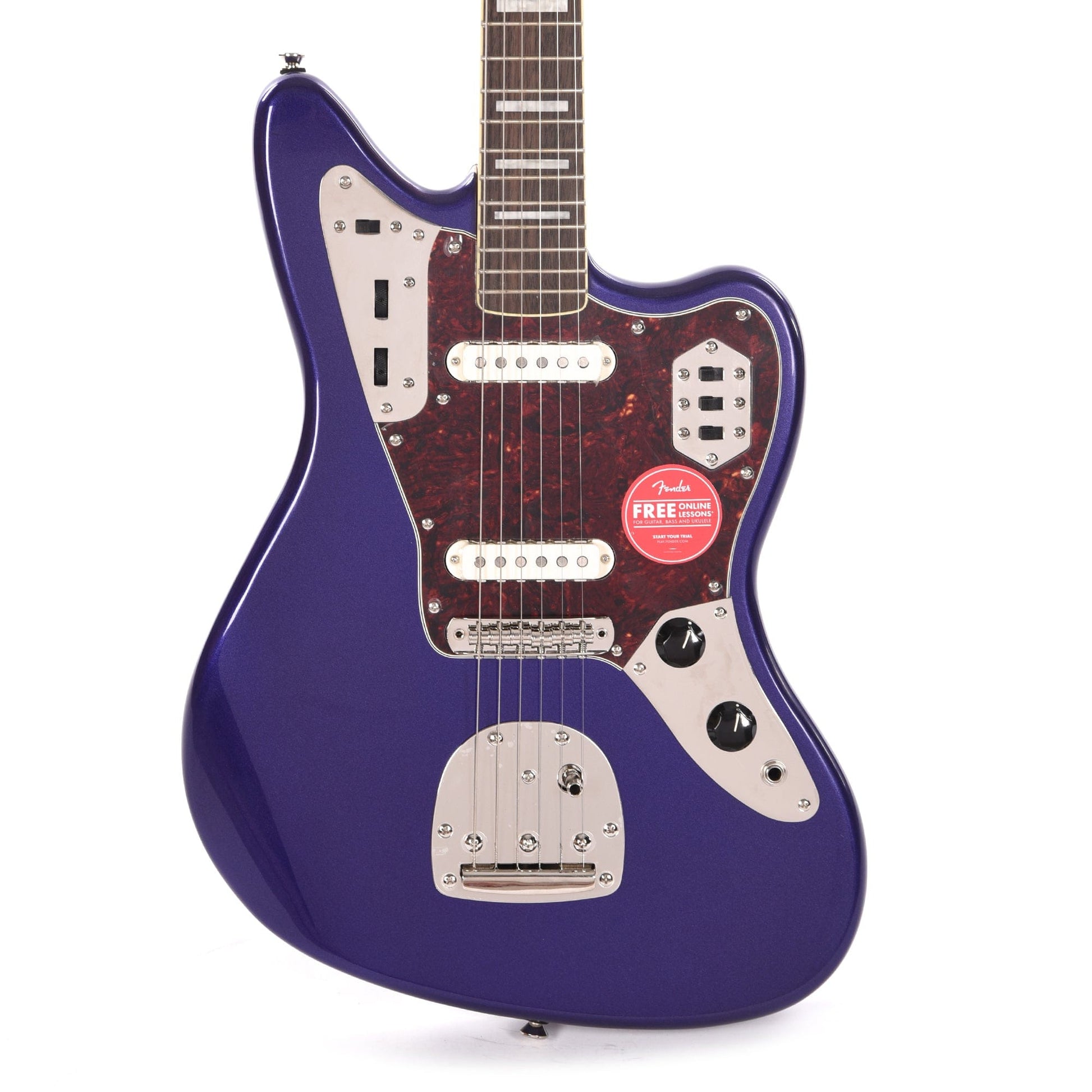 Squier Classic Vibe '70s Jaguar Purple Metallic w/4-Ply Tortoise Pickguard Electric Guitars / Solid Body