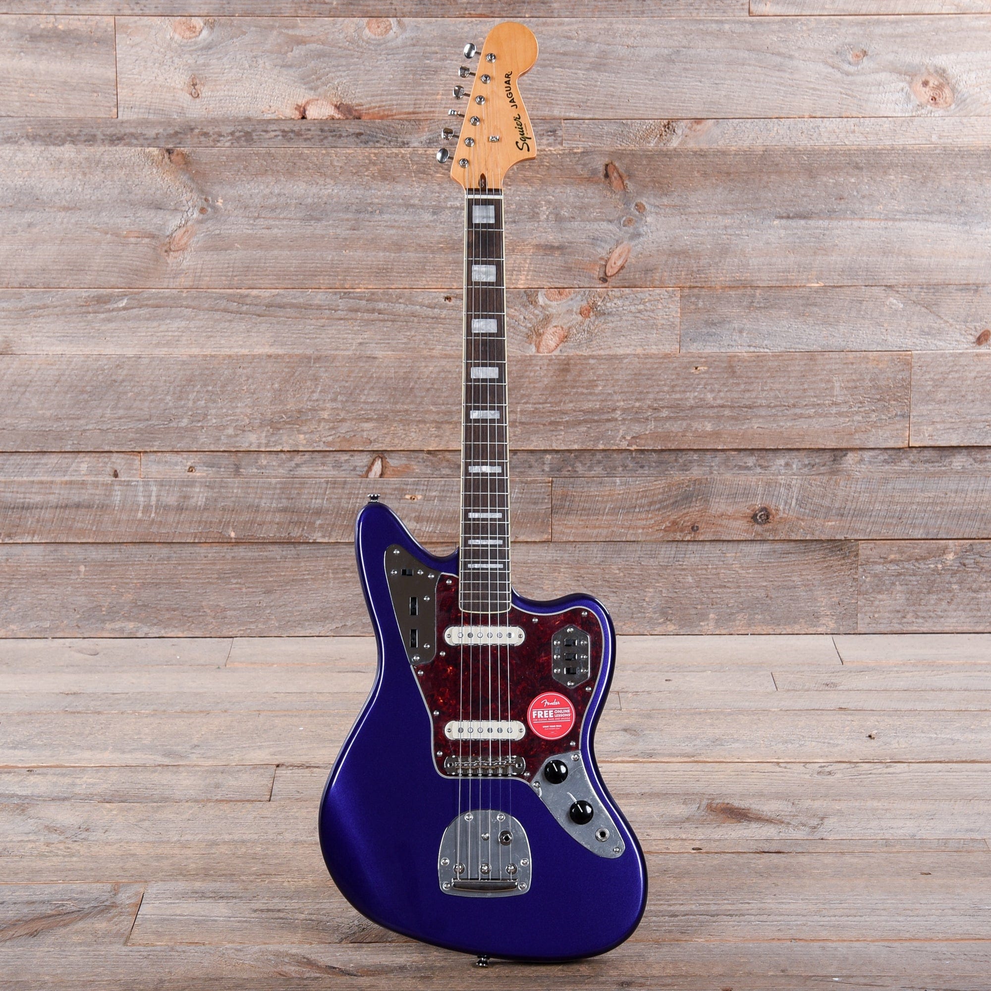 Squier Classic Vibe '70s Jaguar Purple Metallic w/4-Ply Tortoise Pickguard Electric Guitars / Solid Body