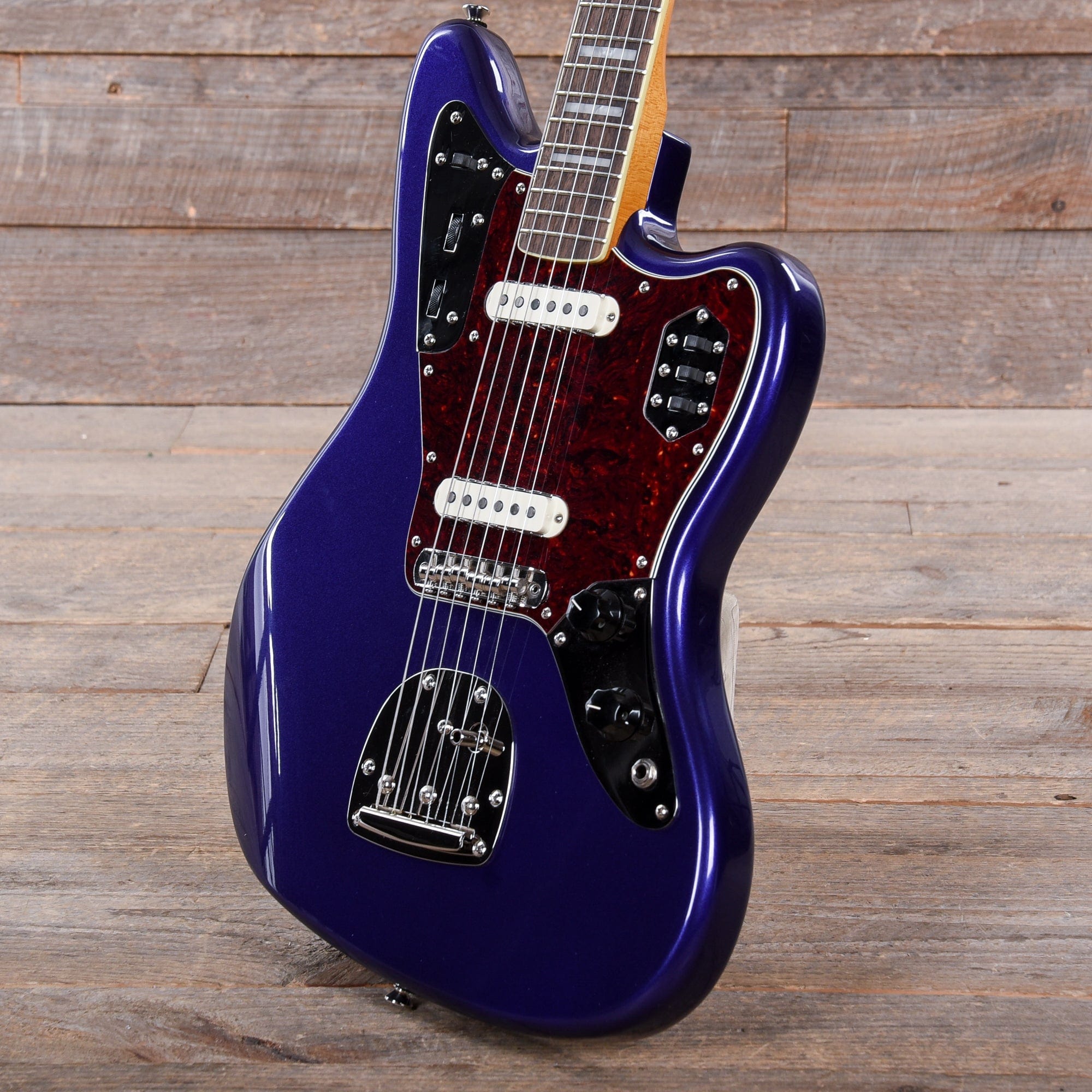 Squier Classic Vibe '70s Jaguar Purple Metallic w/4-Ply Tortoise Pickguard Electric Guitars / Solid Body