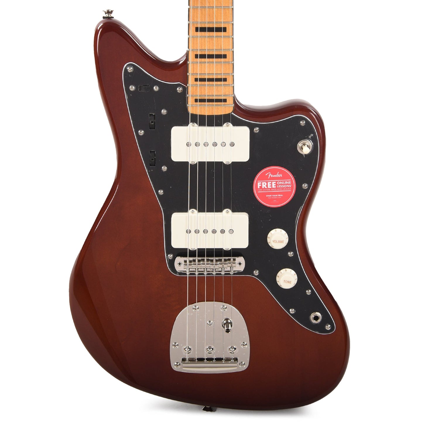 Squier Classic Vibe 70s Jazzmaster Maple Neck Walnut w/Black Blocks/Binding Electric Guitars / Solid Body