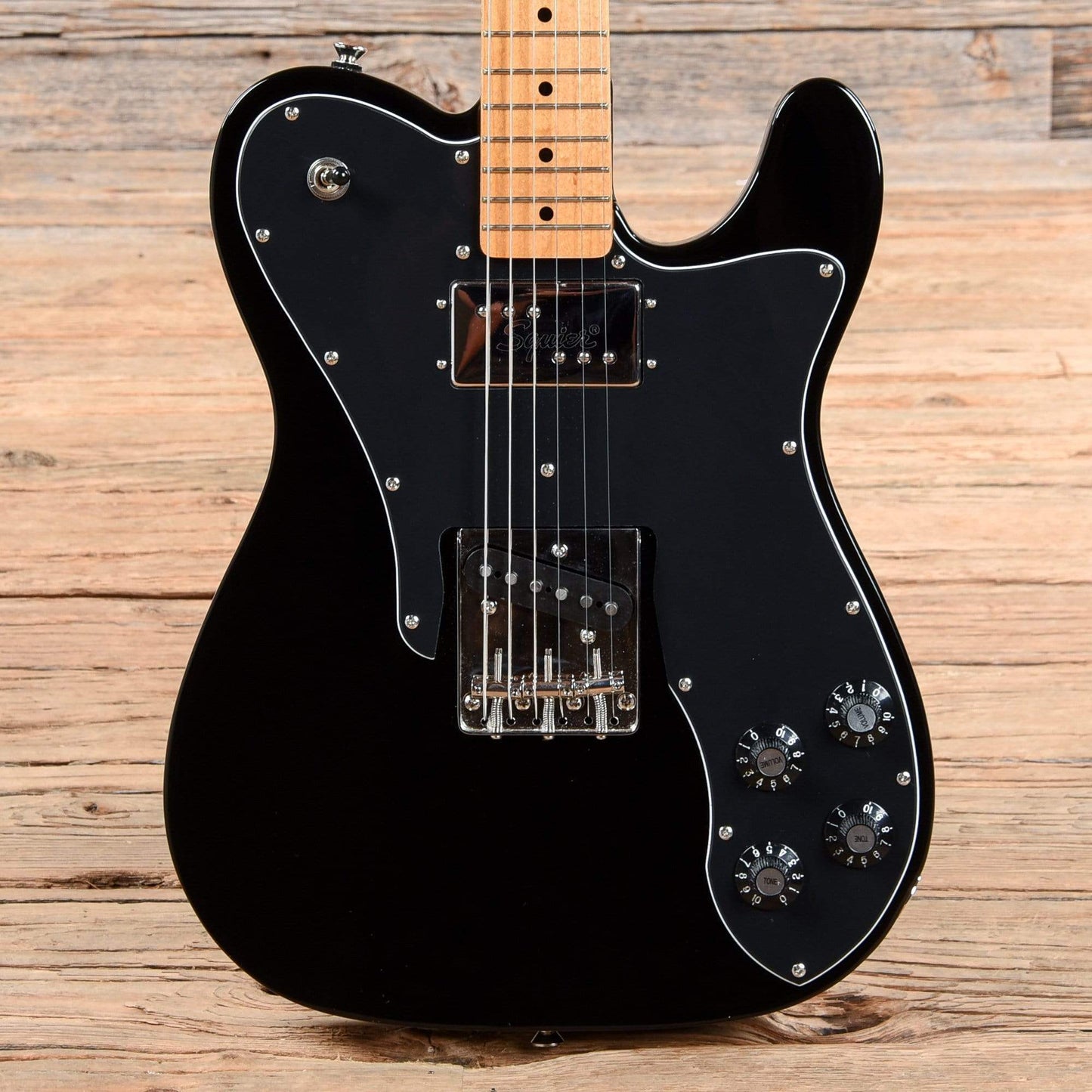 Squier Classic Vibe 70s Telecaster Custom Black Electric Guitars / Solid Body