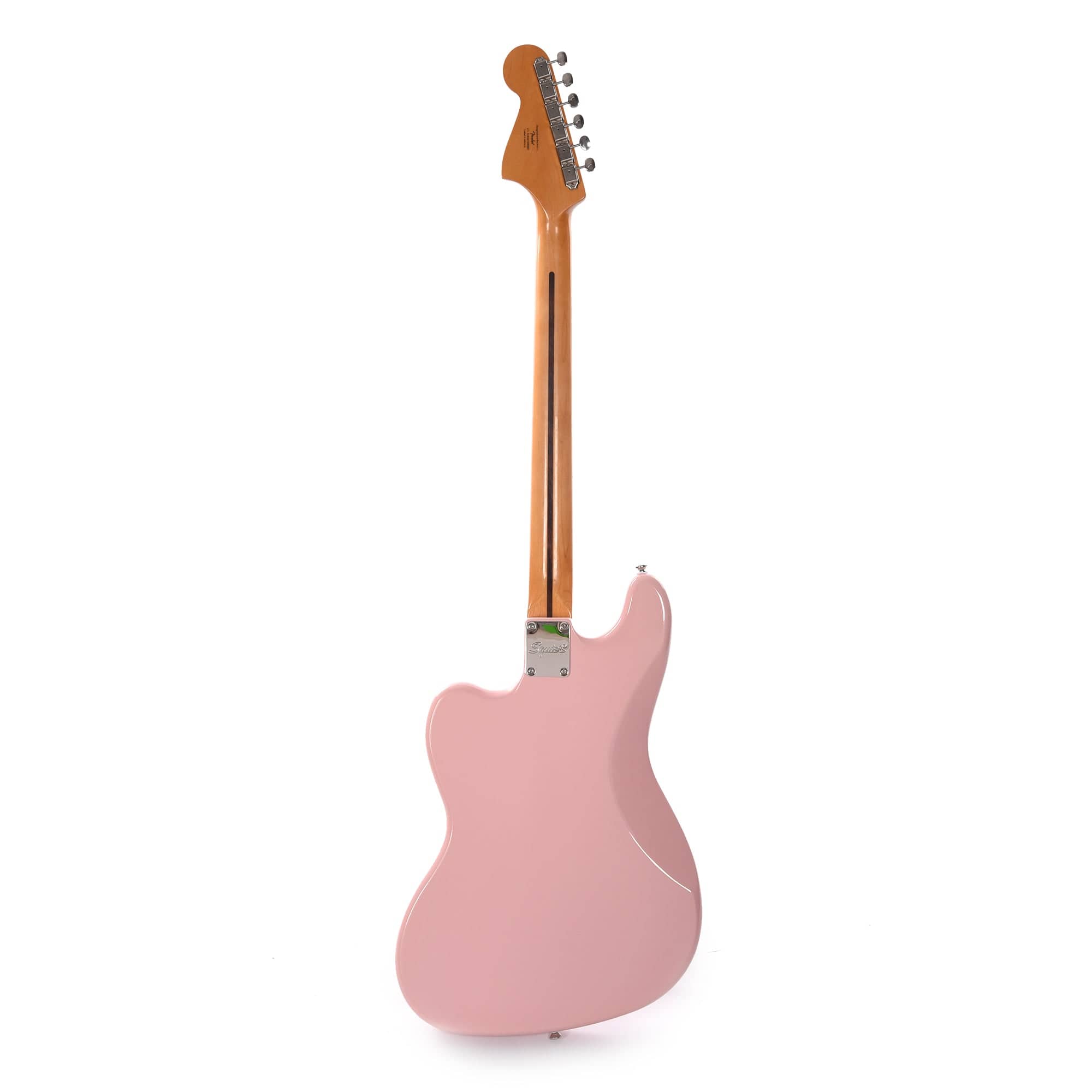 Squier Classic Vibe Bass VI Shell Pink w/Matching Headcap & 3-Ply Parchment Pickguard Electric Guitars / Solid Body