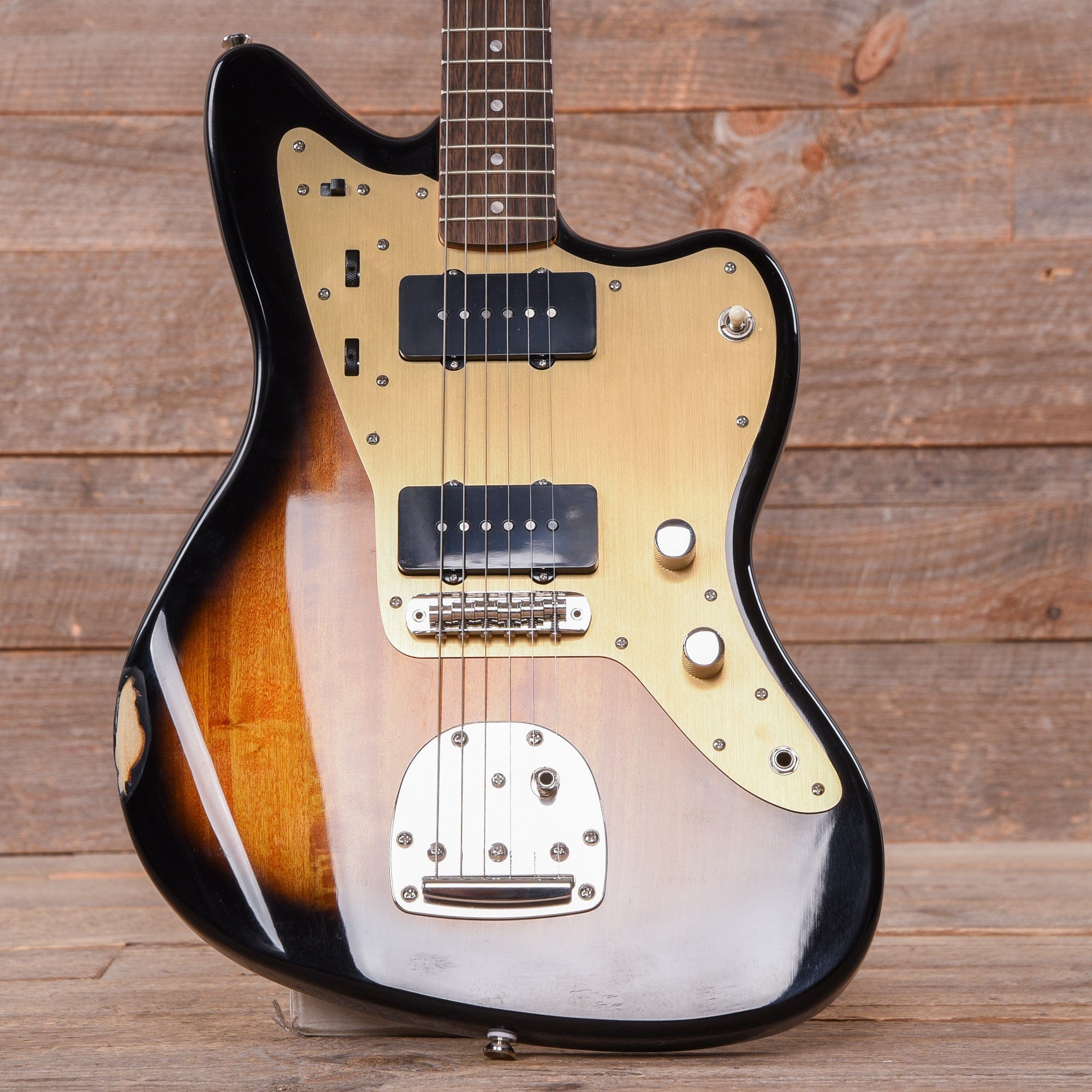 Squier Classic Vibe Late '50s Jazzmaster 2-Color Sunburst w/Gold Anodized Pickguard Electric Guitars / Solid Body