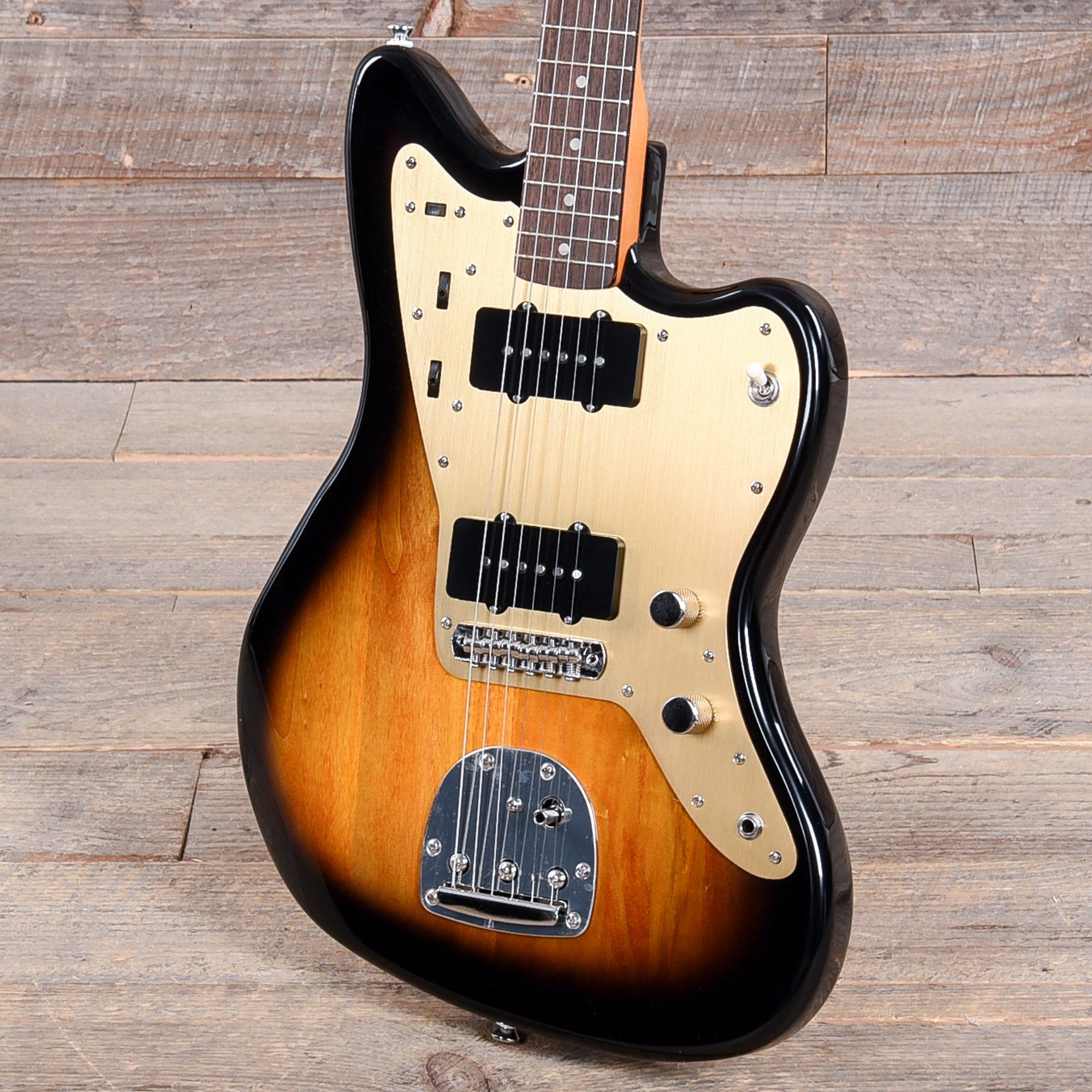 Squier Classic Vibe Late '50s Jazzmaster 2-Color Sunburst w/Gold Anodized Pickguard Electric Guitars / Solid Body
