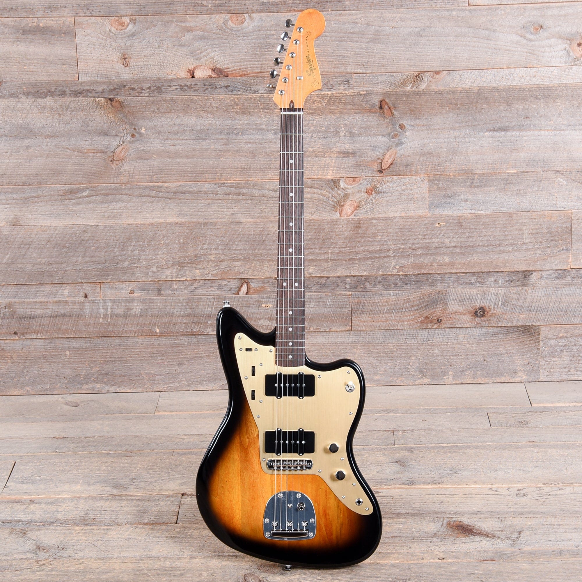 Squier Classic Vibe Late '50s Jazzmaster 2-Color Sunburst w/Gold Anodized Pickguard Electric Guitars / Solid Body