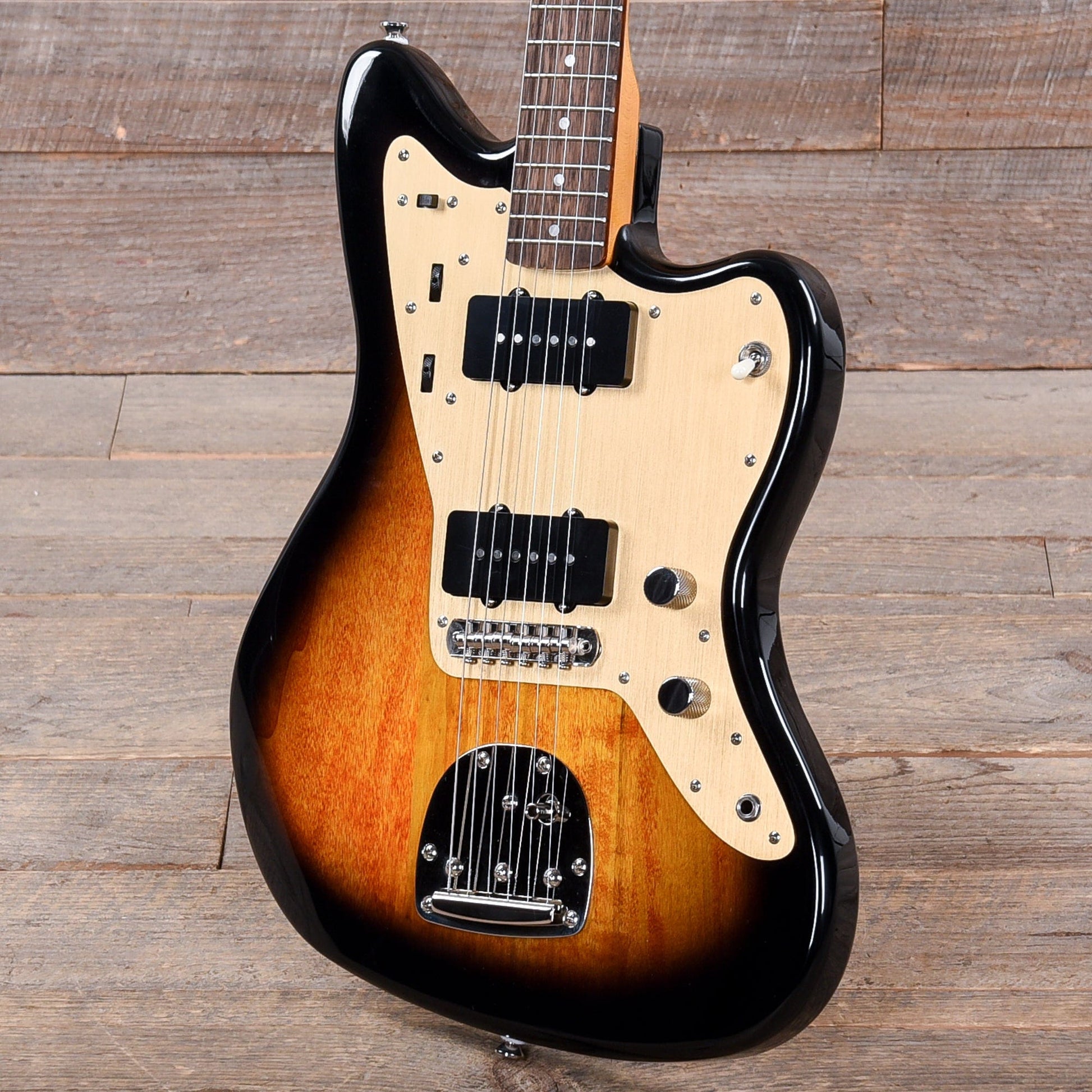 Squier Classic Vibe Late '50s Jazzmaster 2-Color Sunburst w/Gold Anodized Pickguard Electric Guitars / Solid Body