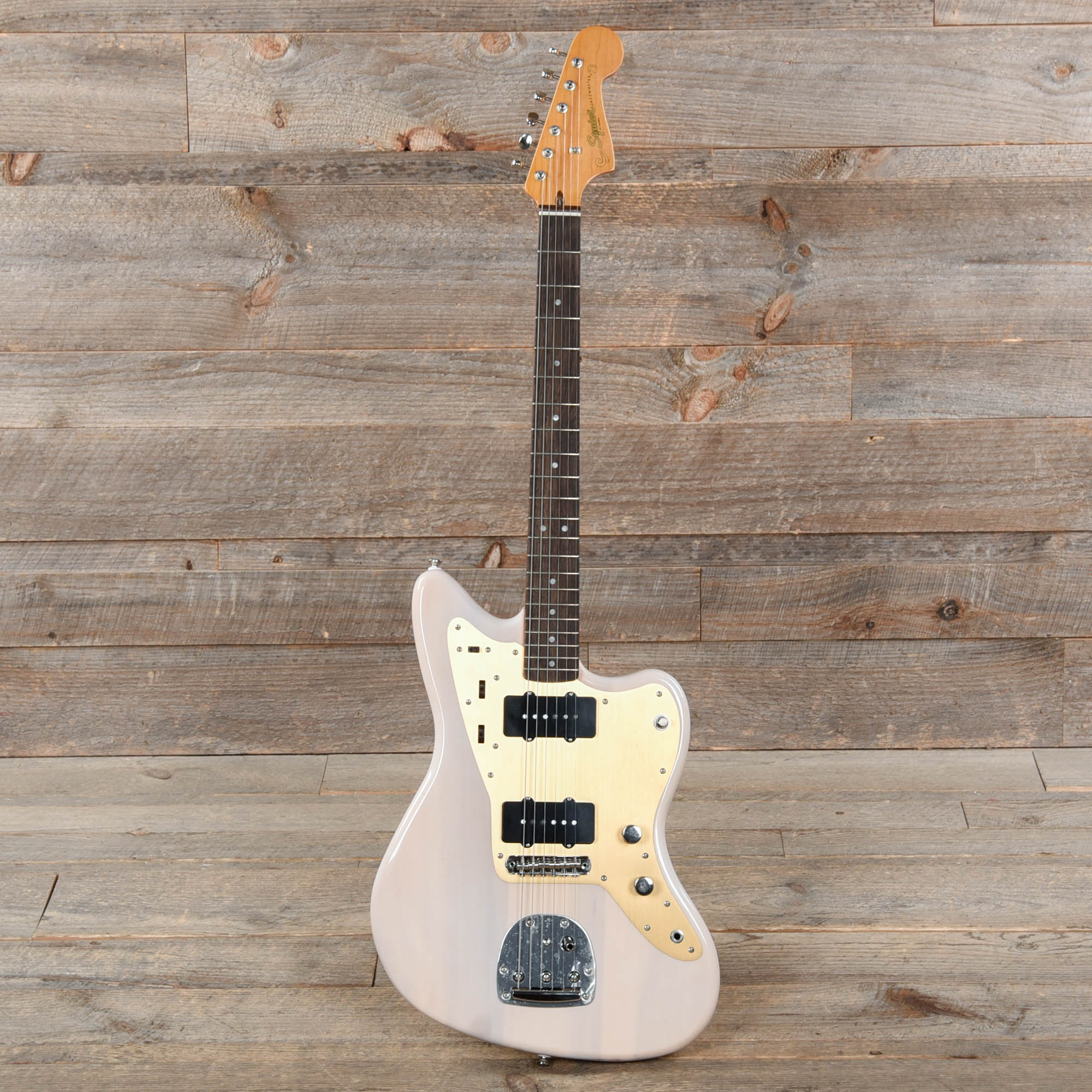 Squier Classic Vibe Late '50s Jazzmaster White Blonde w/Gold Anodized Pickguard Electric Guitars / Solid Body