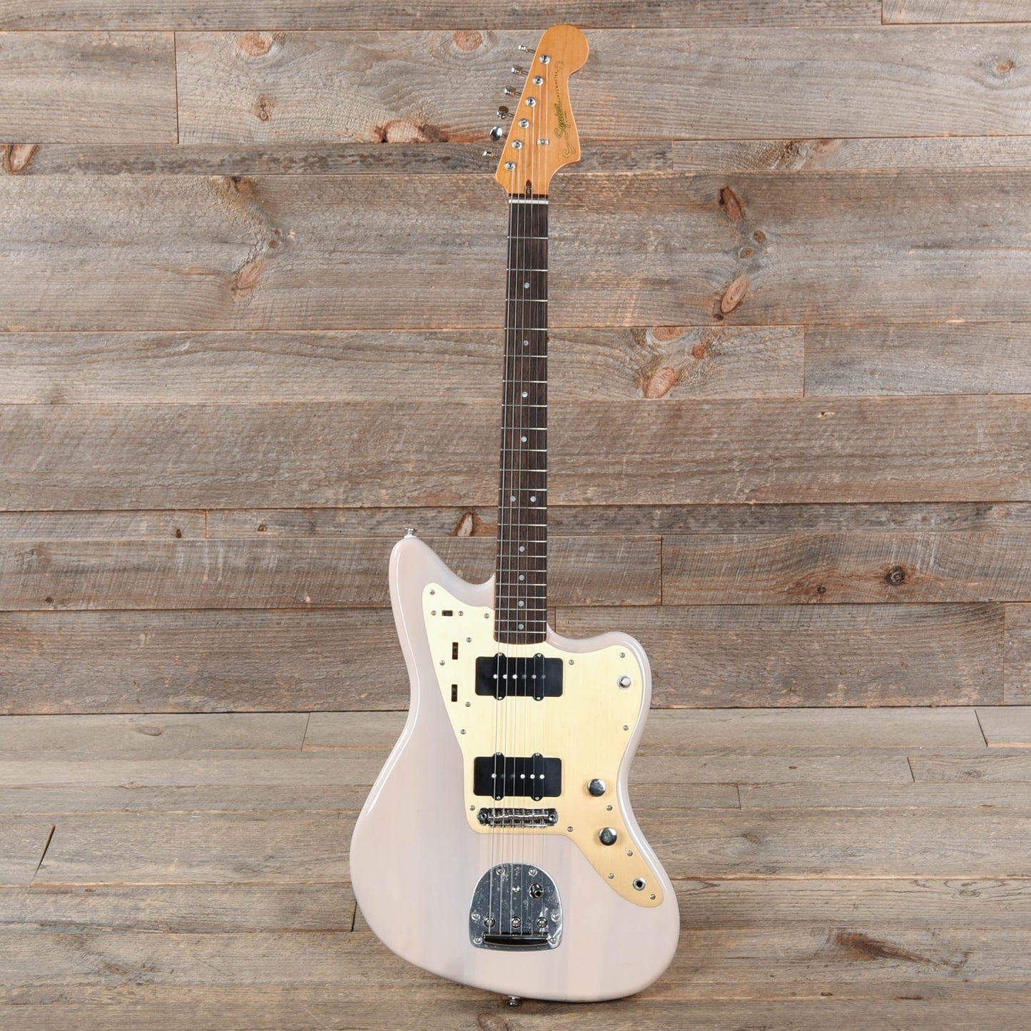 Squier Classic Vibe Late '50s Jazzmaster White Blonde w/Gold Anodized Pickguard Electric Guitars / Solid Body