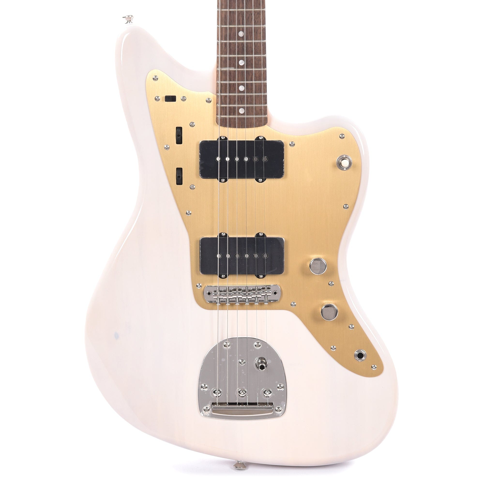 Squier Classic Vibe Late '50s Jazzmaster White Blonde w/Gold Anodized Pickguard Electric Guitars / Solid Body