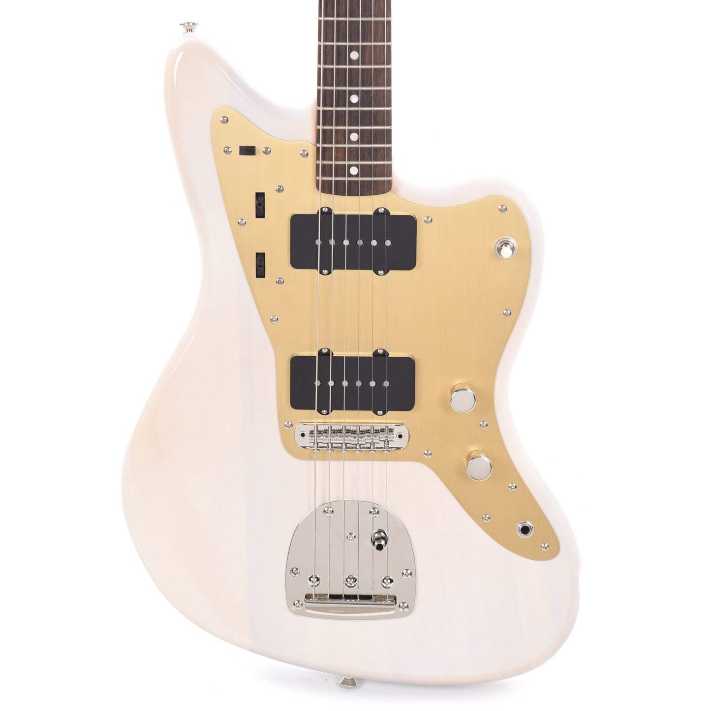 Squier Classic Vibe Late '50s Jazzmaster White Blonde w/Gold Anodized Pickguard Electric Guitars / Solid Body