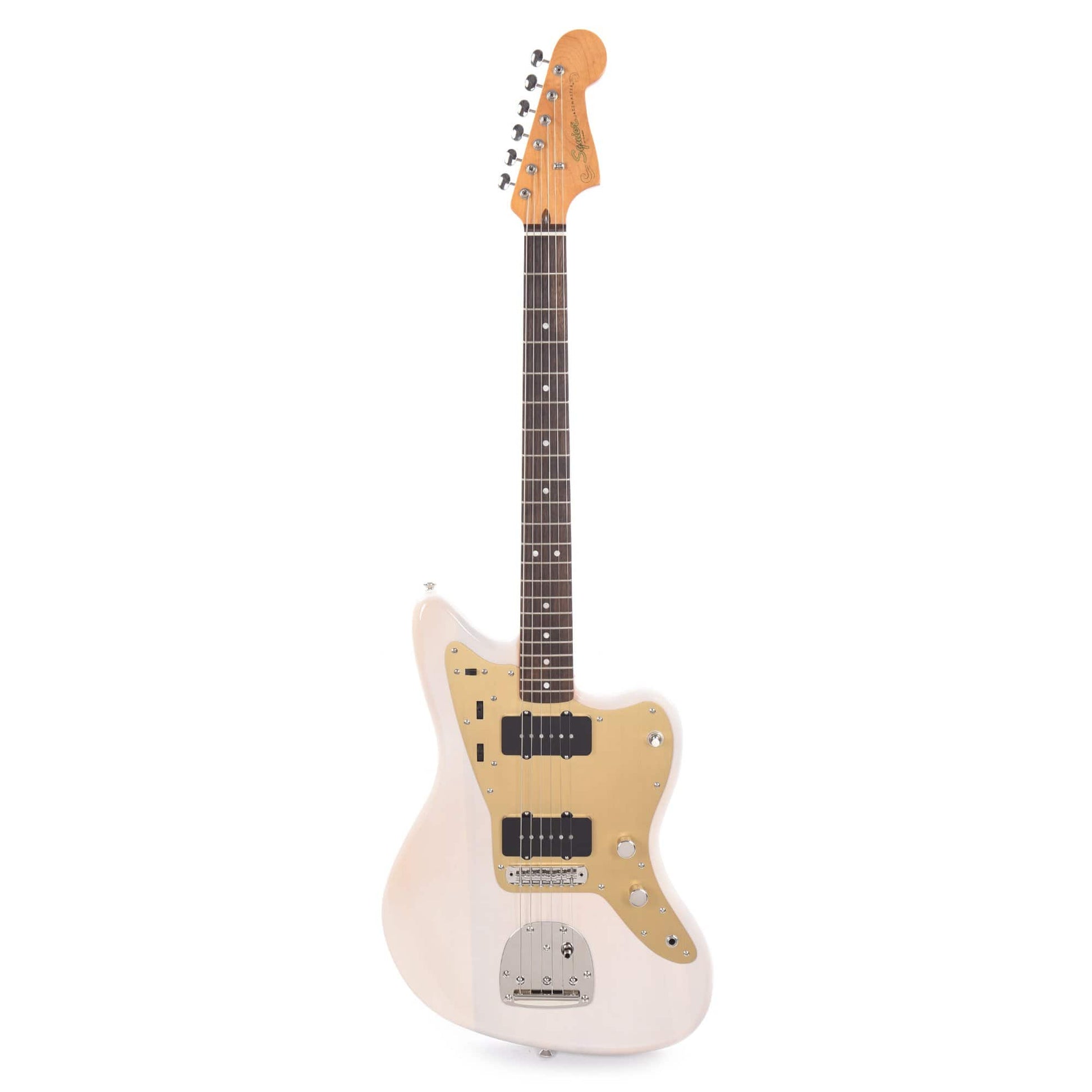 Squier Classic Vibe Late '50s Jazzmaster White Blonde w/Gold Anodized Pickguard Electric Guitars / Solid Body