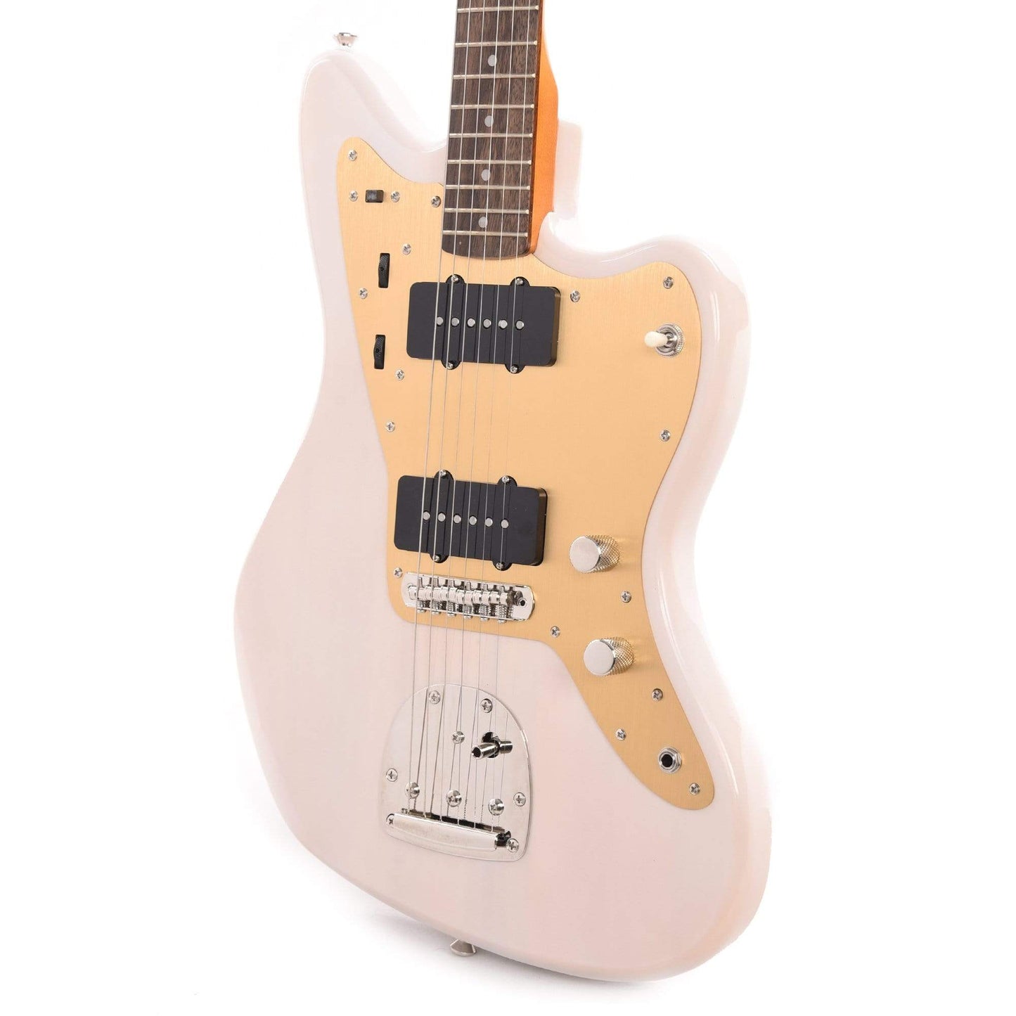 Squier Classic Vibe Late '50s Jazzmaster White Blonde w/Gold Anodized Pickguard Electric Guitars / Solid Body