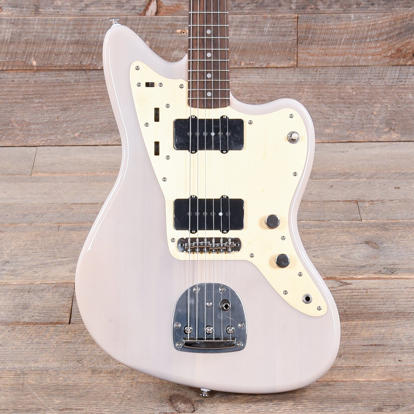 Squier Classic Vibe Late '50s Jazzmaster White Blonde w/Gold Anodized Pickguard Electric Guitars / Solid Body