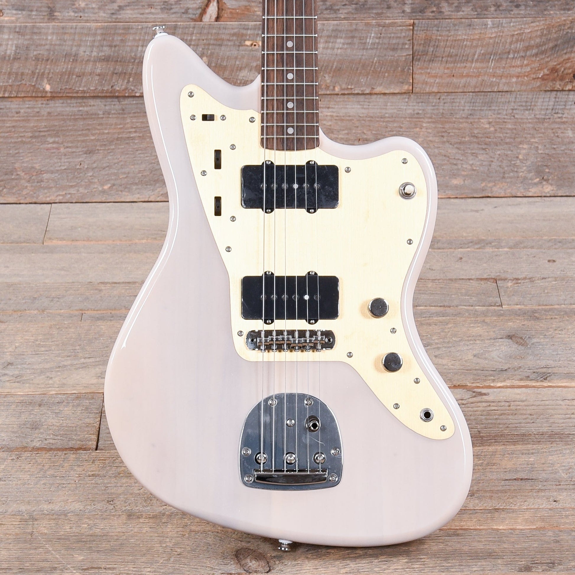 Squier Classic Vibe Late '50s Jazzmaster White Blonde w/Gold Anodized Pickguard Electric Guitars / Solid Body