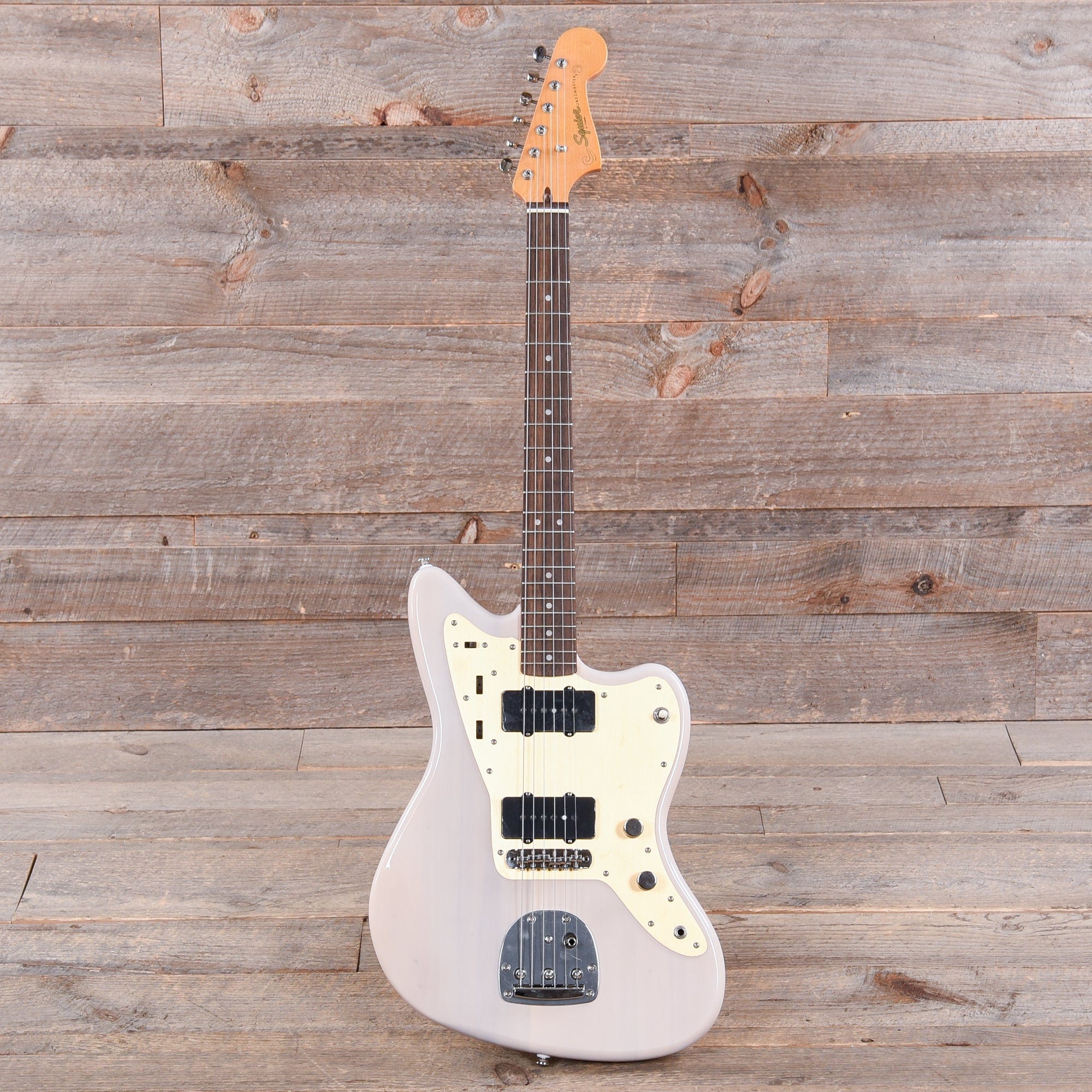 Squier Classic Vibe Late '50s Jazzmaster White Blonde w/Gold Anodized Pickguard Electric Guitars / Solid Body