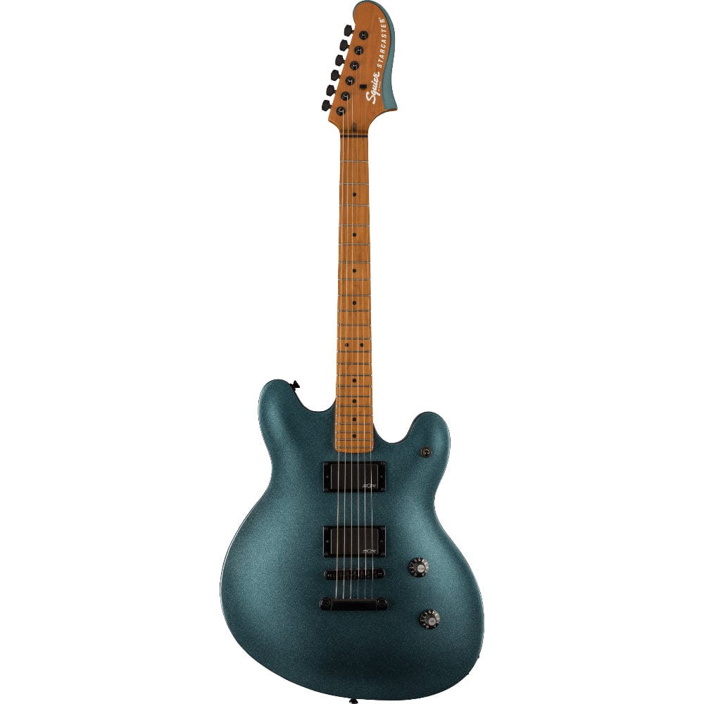 Squier Contemporary Active Starcaster  Gunmetal Metallic Electric Guitars / Solid Body