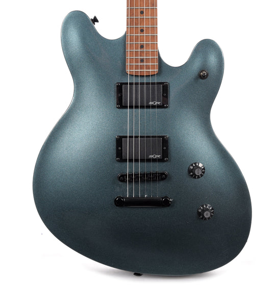 Squier Contemporary Active Starcaster  Gunmetal Metallic Electric Guitars / Solid Body