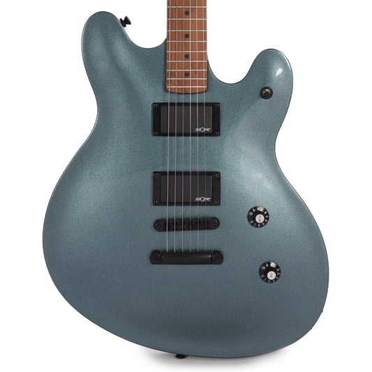 Squier Contemporary Active Starcaster  Gunmetal Metallic Electric Guitars / Solid Body