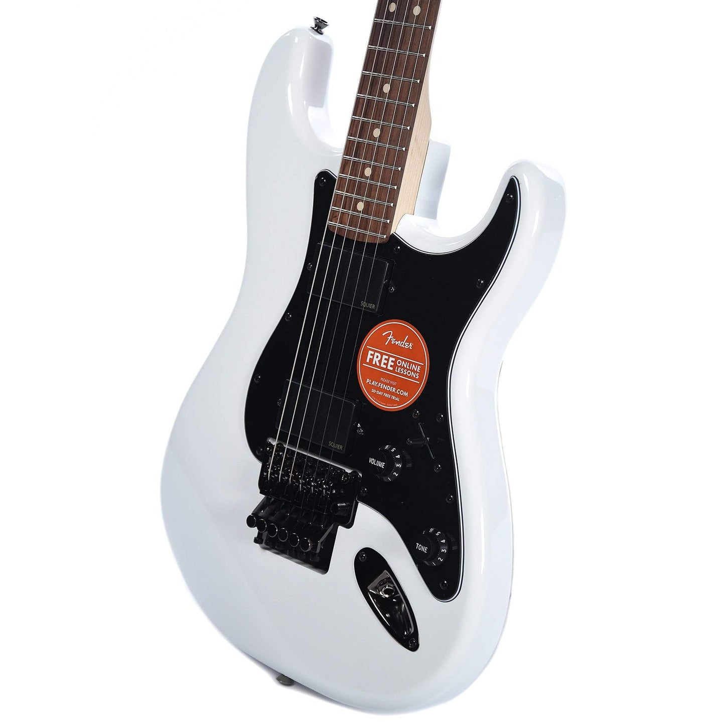 Squier Contemporary Active Stratocaster 2H RW Olympic White w/Reverse Headstock Electric Guitars / Solid Body