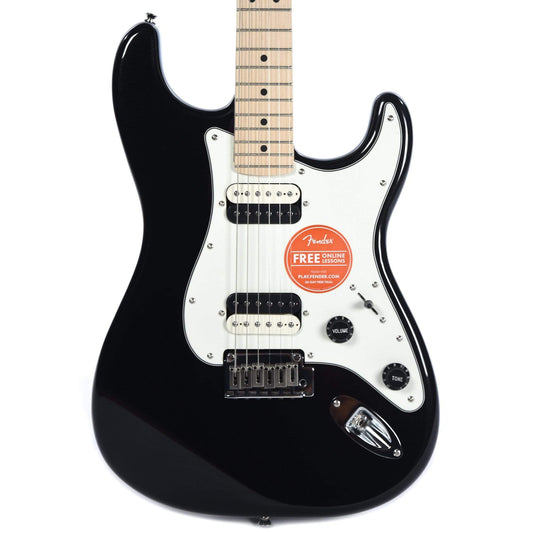 Squier Contemporary Stratocaster HH MN Black Metallic Electric Guitars / Solid Body