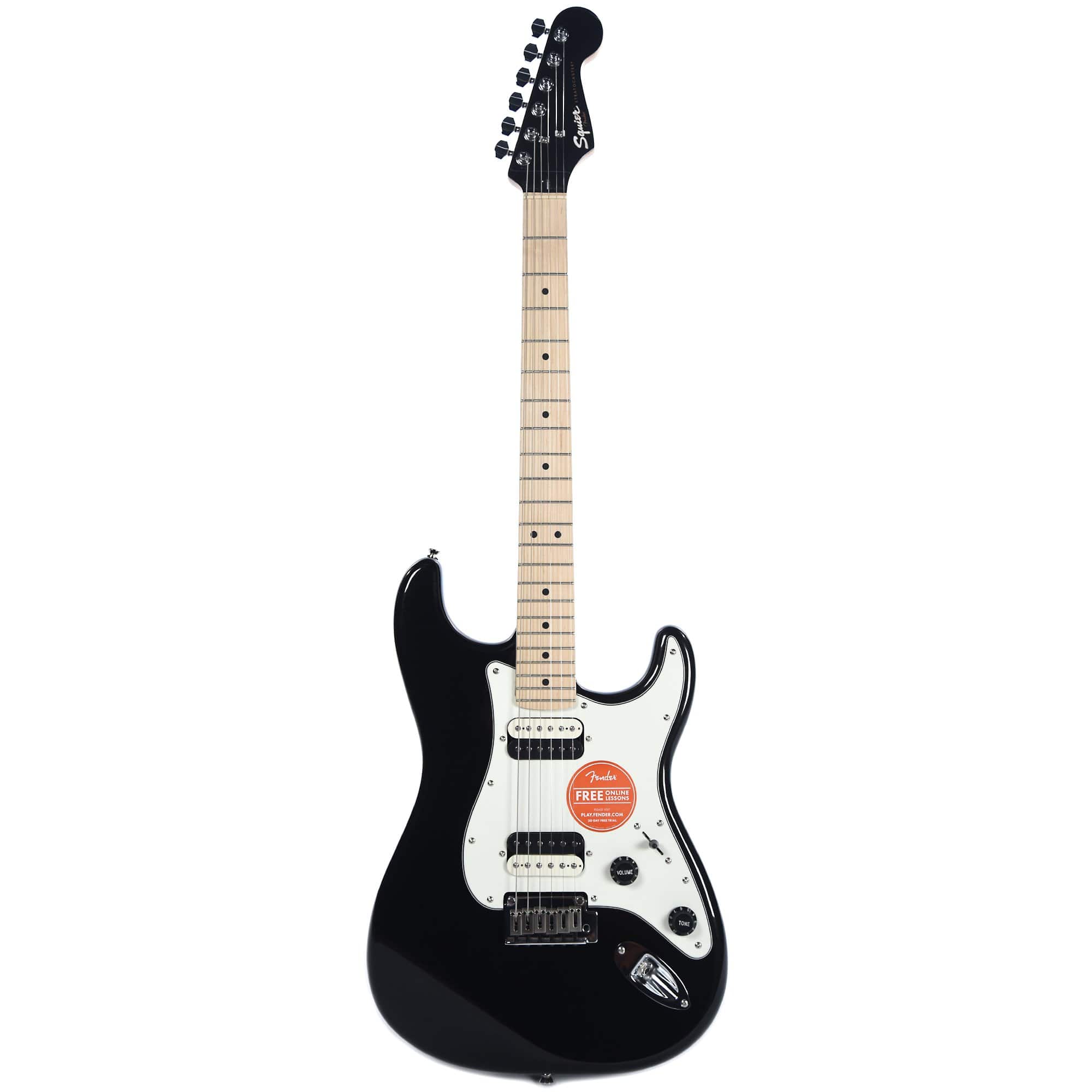 Squier Contemporary Stratocaster HH MN Black Metallic Electric Guitars / Solid Body