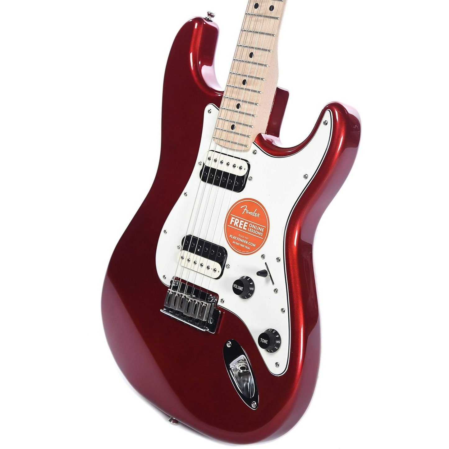 Squier Contemporary Stratocaster HH MN Dark Metallic Red Electric Guitars / Solid Body