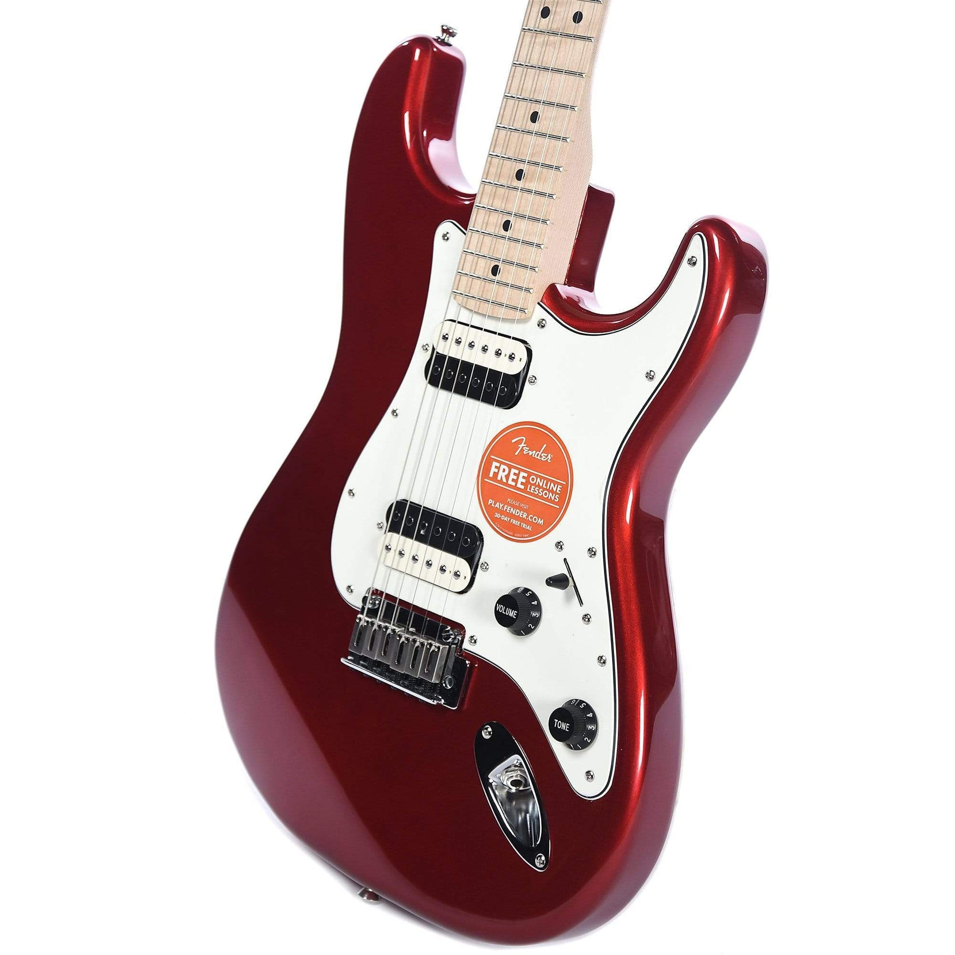 Squier Contemporary Stratocaster HH MN Dark Metallic Red Electric Guitars / Solid Body