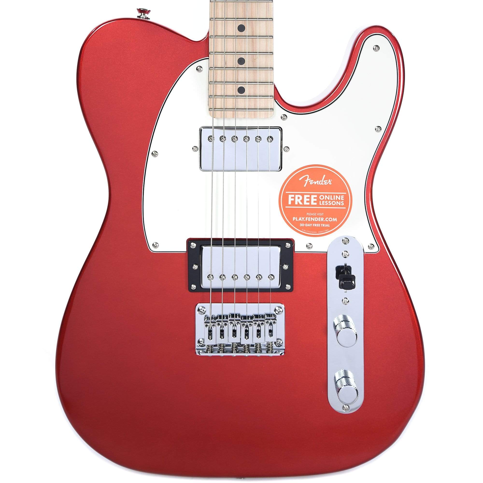 Squier Contemporary Telecaster HH Dark Metallic Red w/Fender Gig Bag, Stand, Cable, Tuner, Picks and Strings Electric Guitars / Solid Body