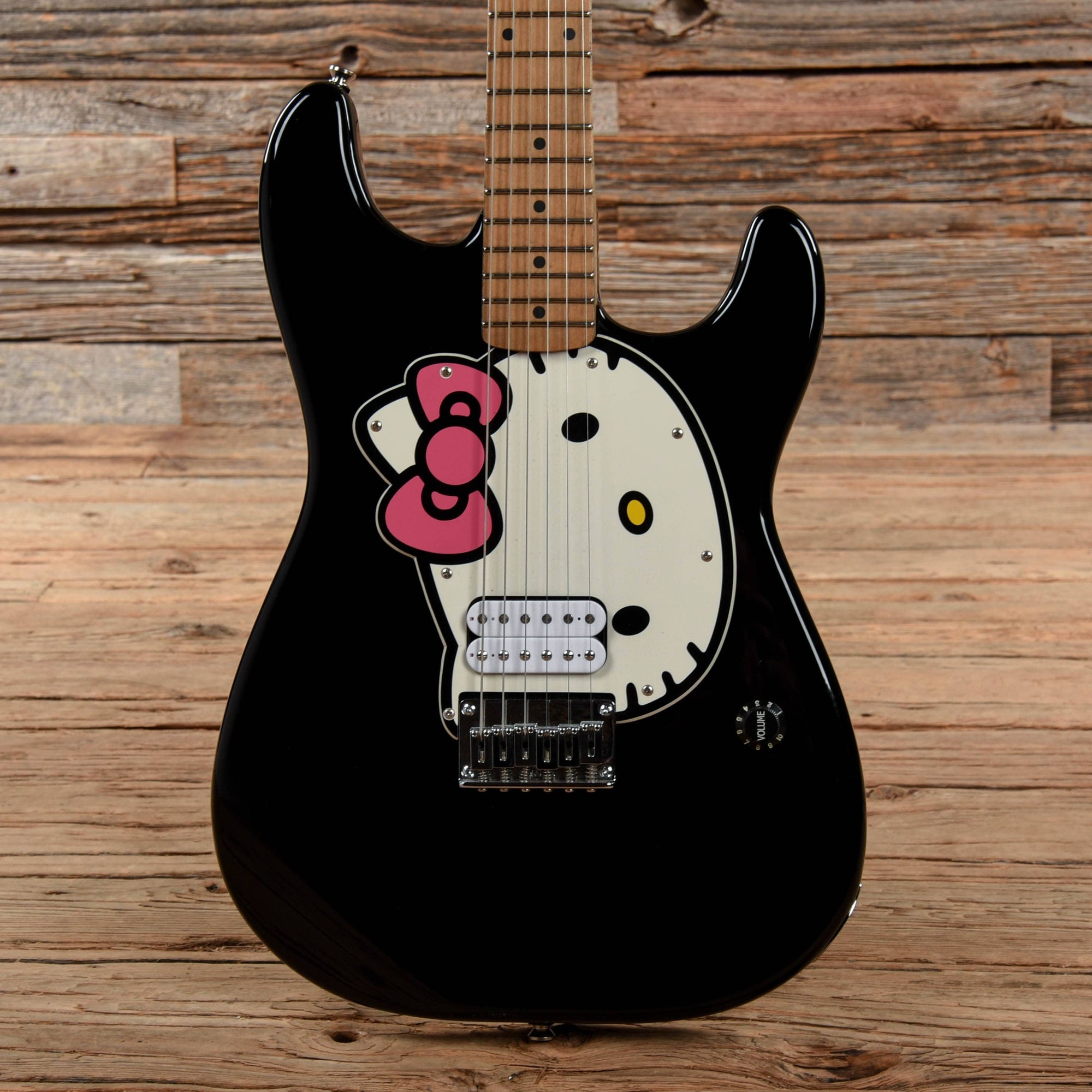 Squier Hello Kitty Stratocaster Black 2006 Chicago Music Exchange