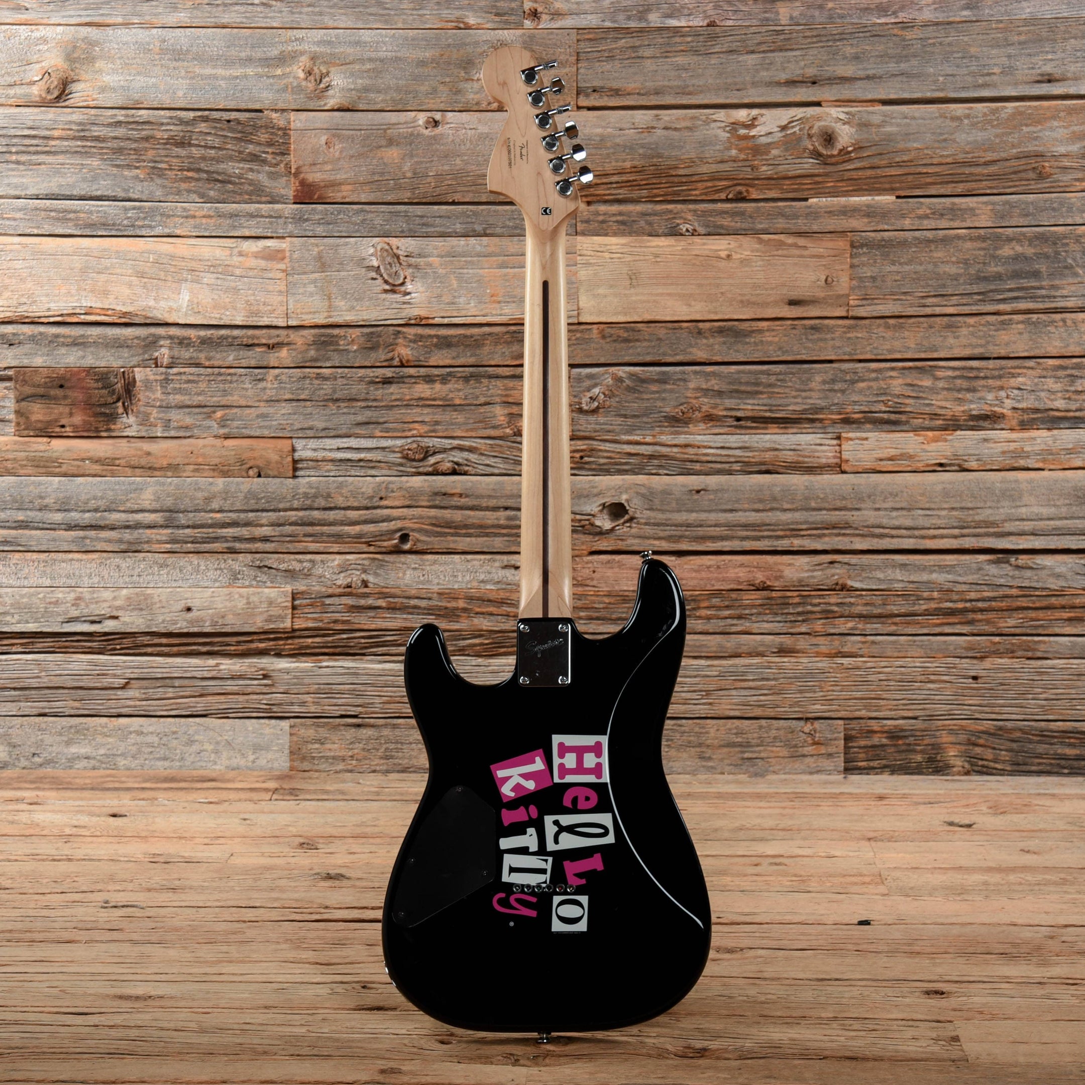Squier Hello Kitty Stratocaster Black 2006 Chicago Music Exchange