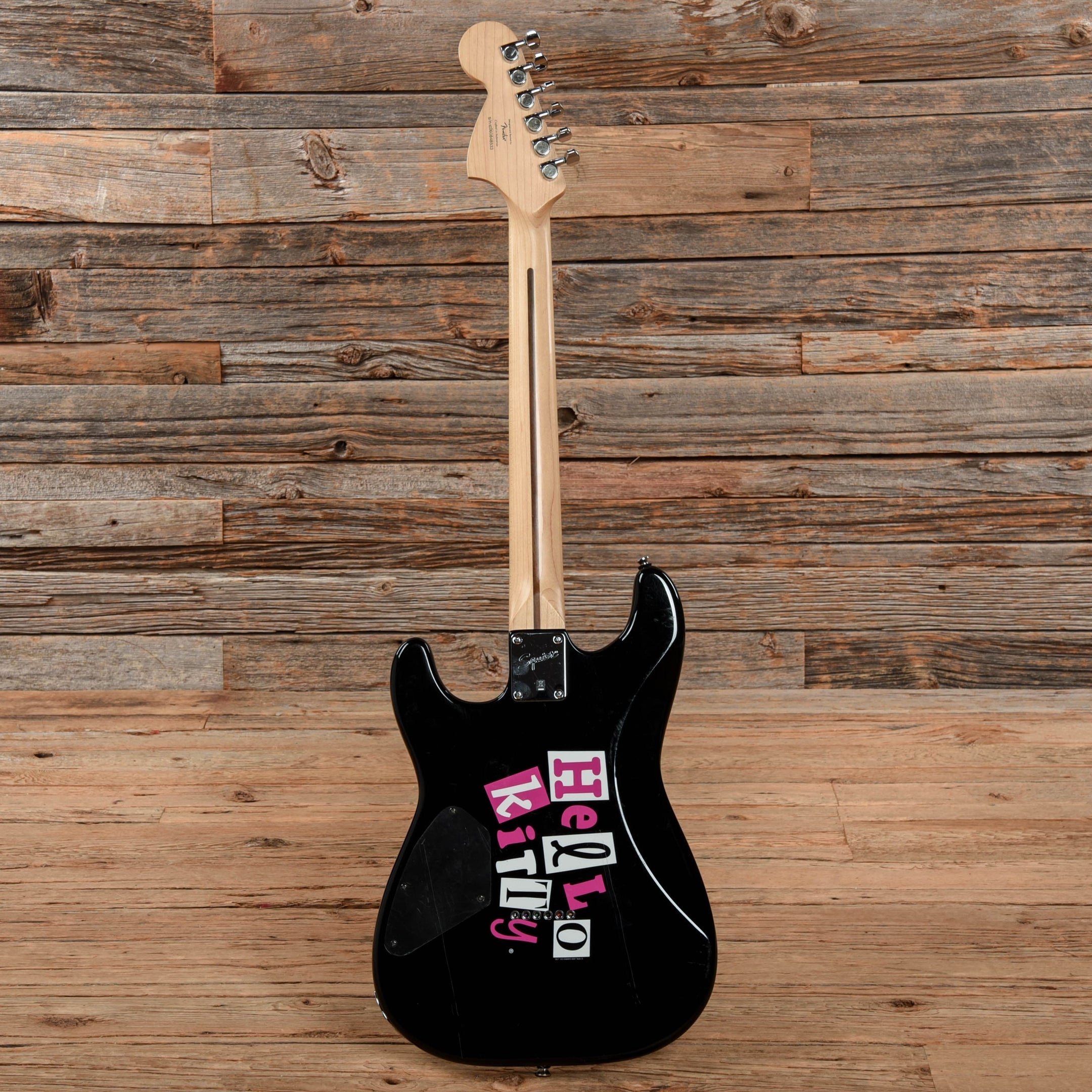 Squier Hello Kitty Stratocaster Black 2006 Chicago Music Exchange