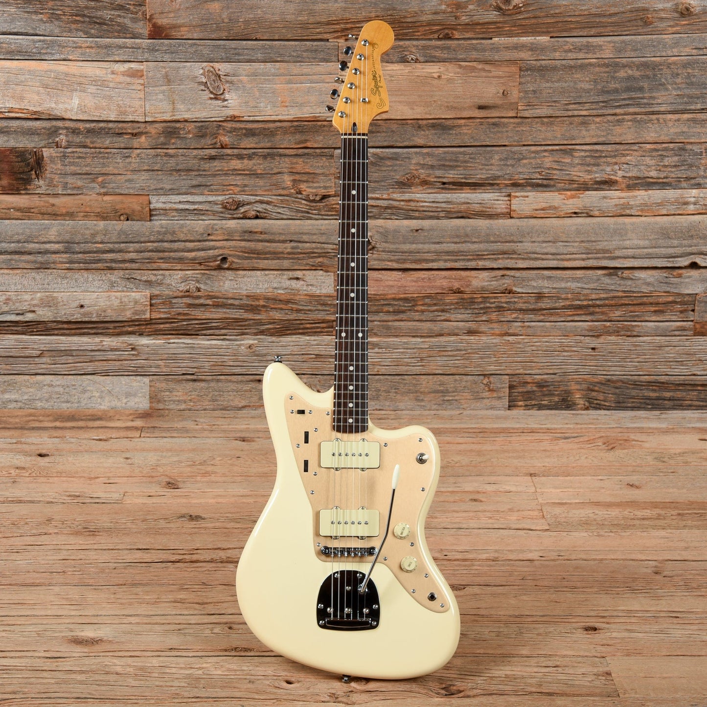 Squier J Mascis Jazzmaster Vintage White 2017 Electric Guitars / Solid Body