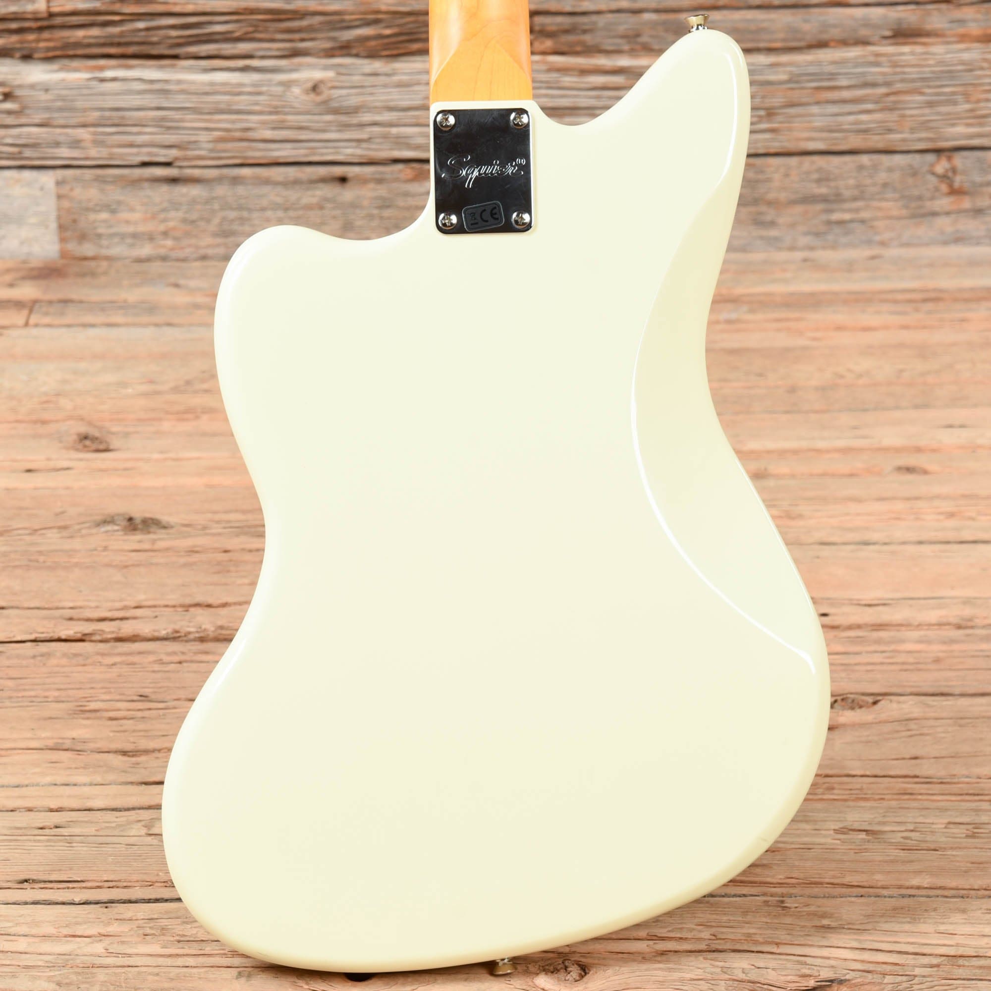 Squier J Mascis Jazzmaster Vintage White Electric Guitars / Solid Body