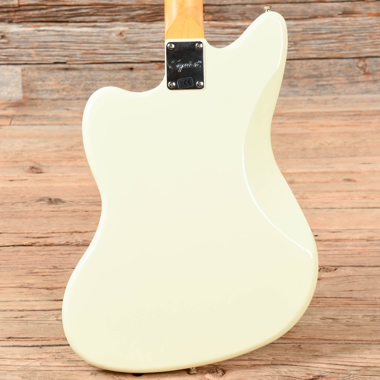 Squier J Mascis Jazzmaster Vintage White Electric Guitars / Solid Body