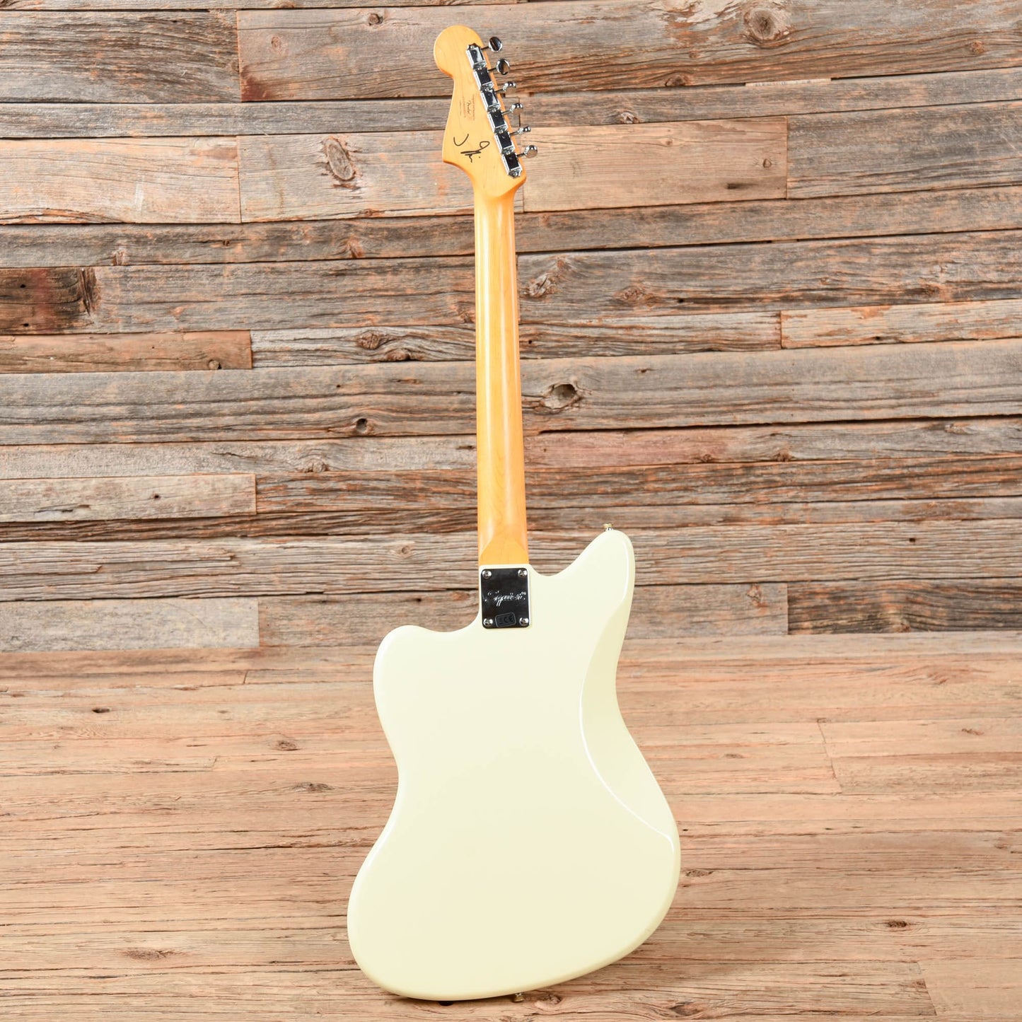 Squier J Mascis Jazzmaster Vintage White Electric Guitars / Solid Body