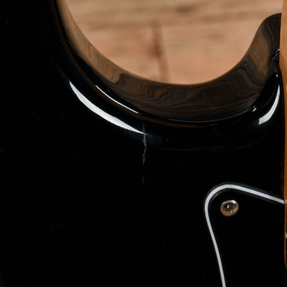 Squier Japan Stratocaster Black Electric Guitars / Solid Body