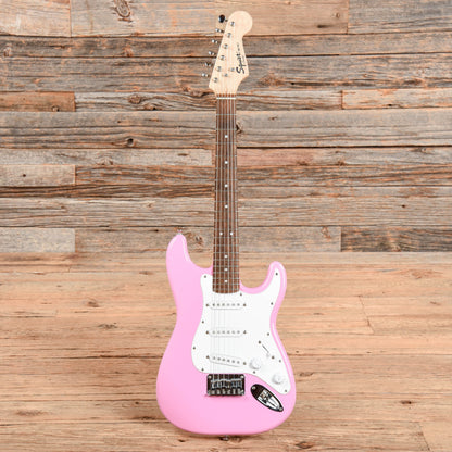 Squier Mini Stratocaster Pink Electric Guitars / Solid Body