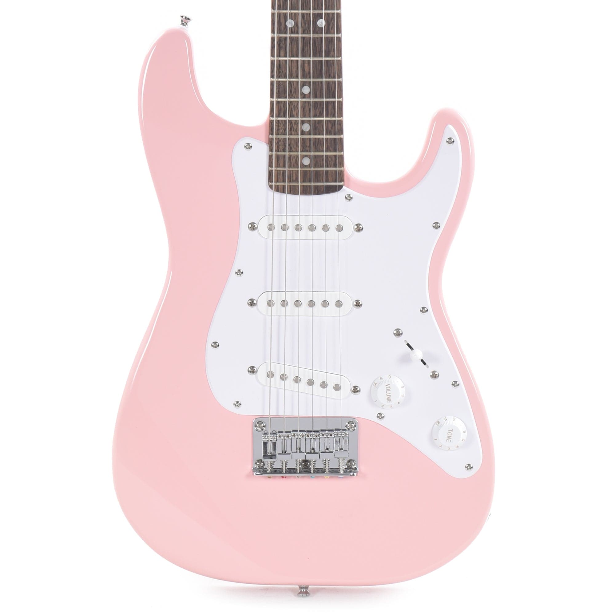 Squier Mini Stratocaster Shell Pink Electric Guitars / Solid Body