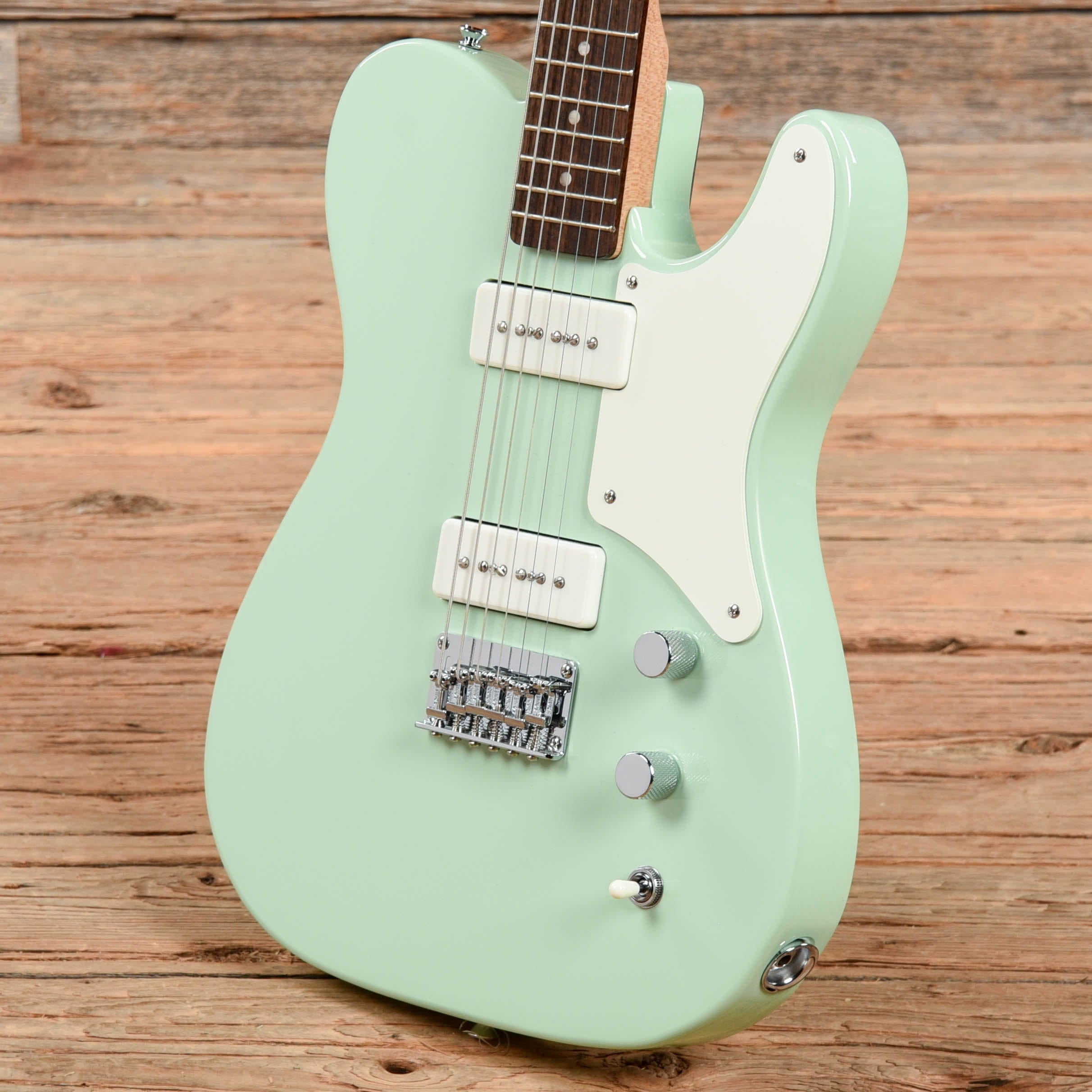 Squier Paranormal Baritone Cabronita Telecaster Surf Green 2021 Electric Guitars / Solid Body