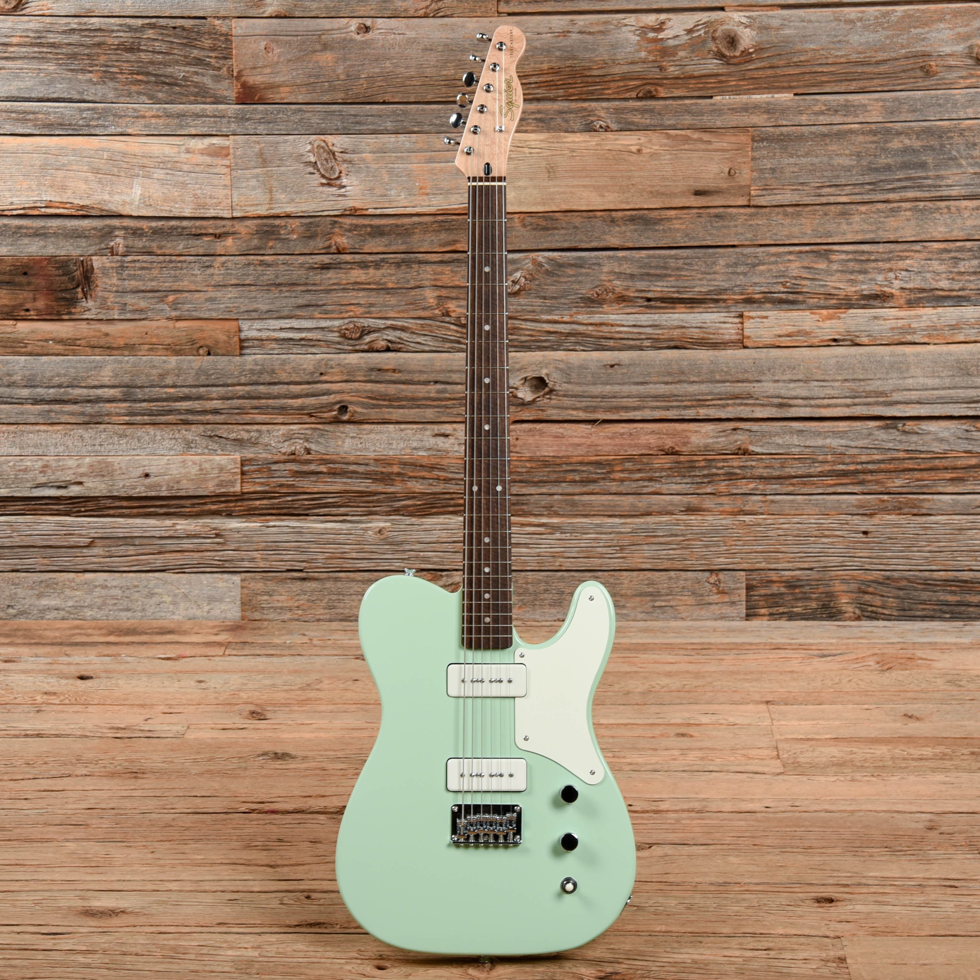 Squier Paranormal Baritone Cabronita Telecaster Surf Green 2021 Electric Guitars / Solid Body