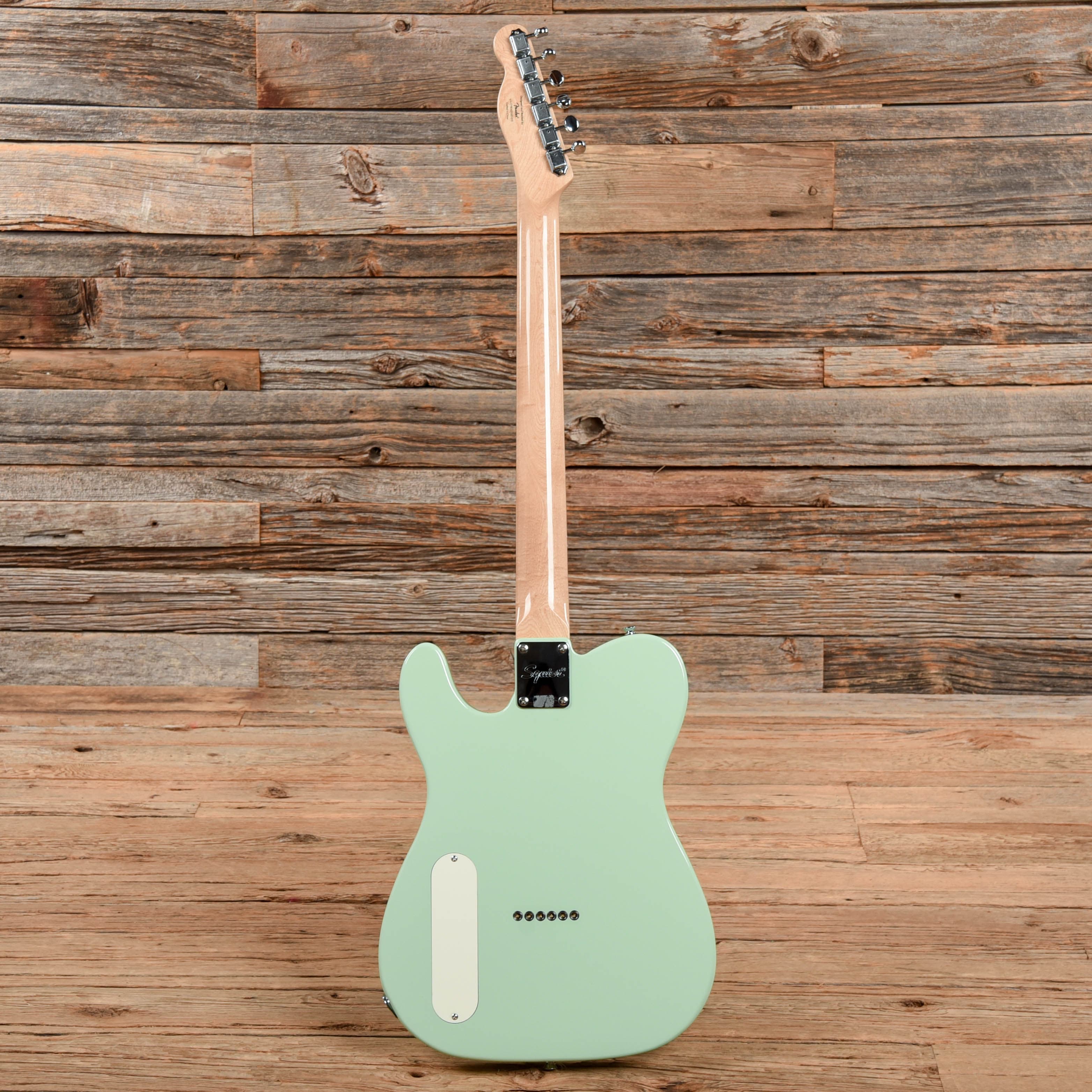 Squier Paranormal Baritone Cabronita Telecaster Surf Green 2021 Electric Guitars / Solid Body