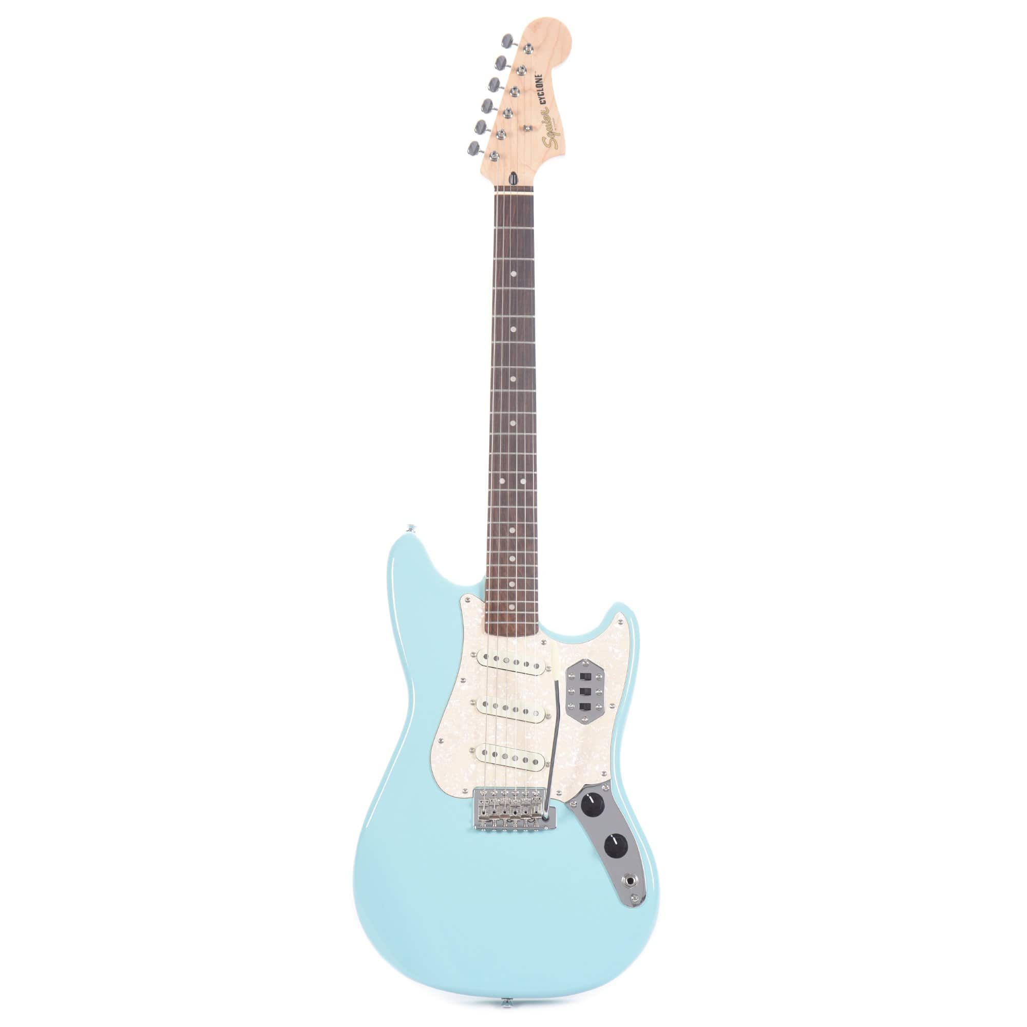 Squier Paranormal Cyclone Daphne Blue Electric Guitars / Solid Body