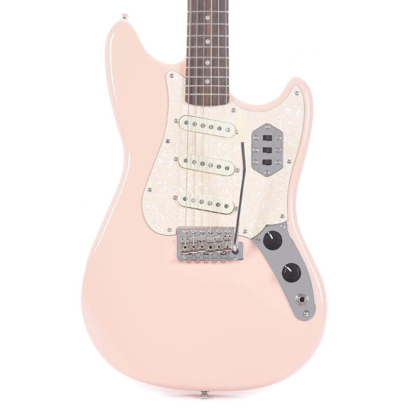 Squier Paranormal Cyclone Shell Pink Electric Guitars / Solid Body