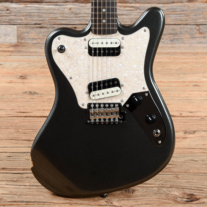 Squier Paranormal Super-Sonic Graphite Metallic Electric Guitars / Solid Body