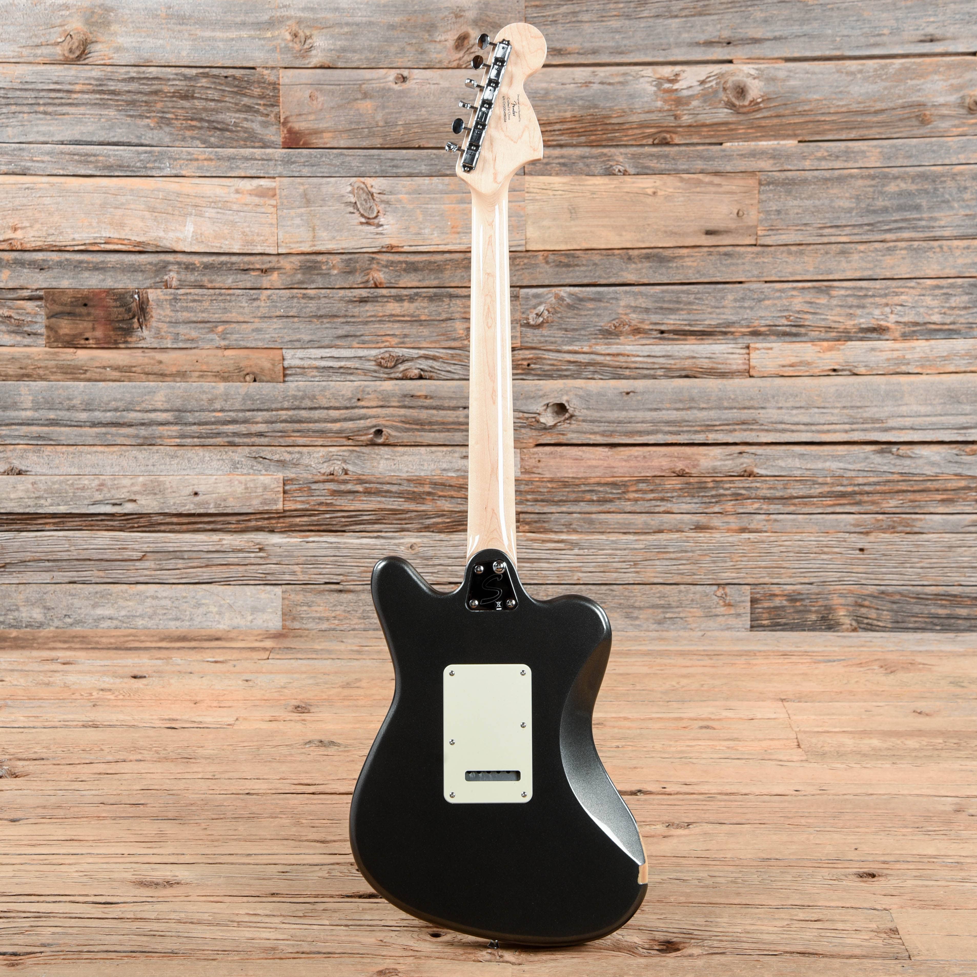 Squier Paranormal Super-Sonic Graphite Metallic Electric Guitars / Solid Body