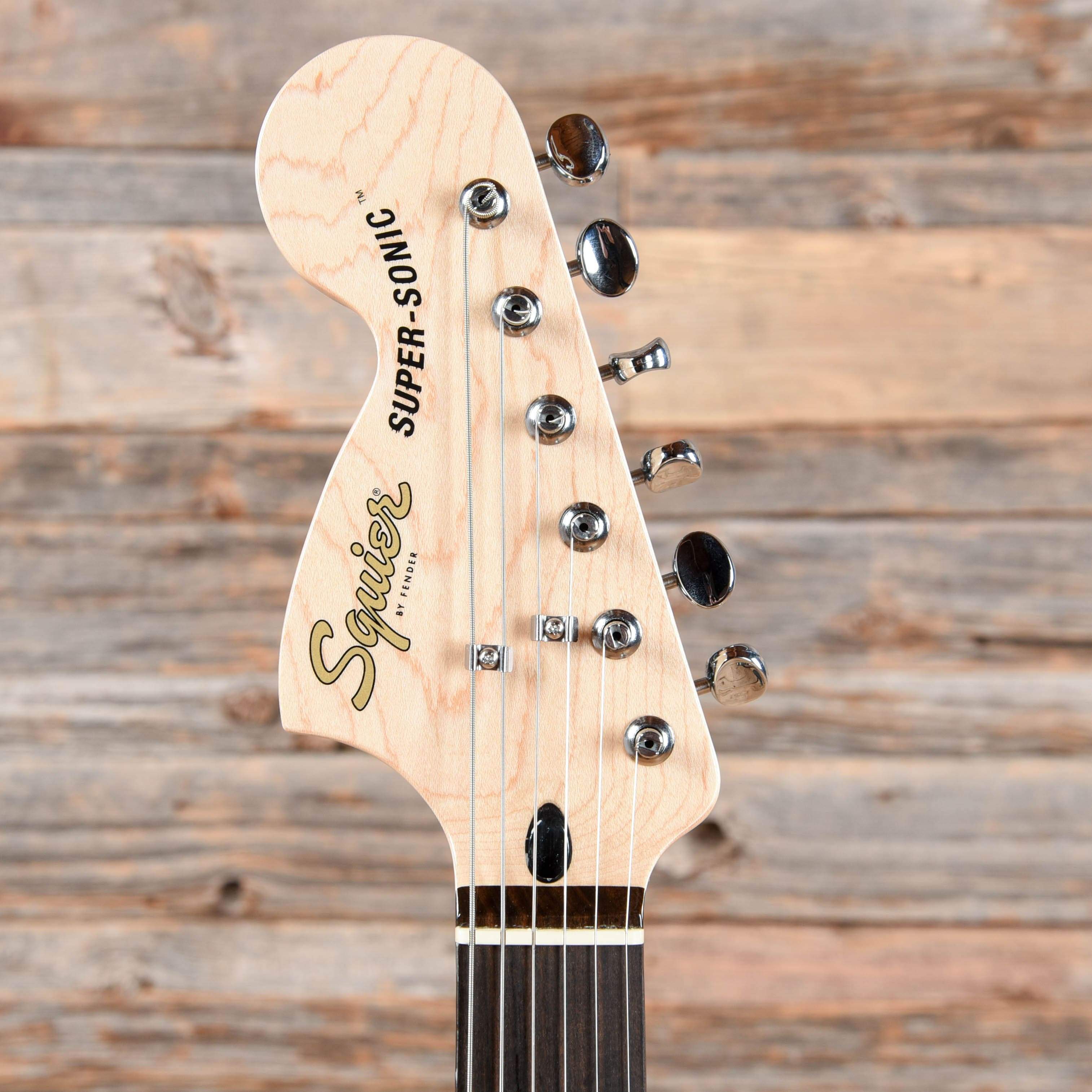 Squier Paranormal Super-Sonic Graphite Metallic Electric Guitars / Solid Body