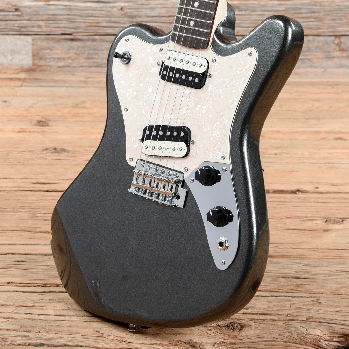 Squier Paranormal Super-Sonic Graphite Metallic Electric Guitars / Solid Body