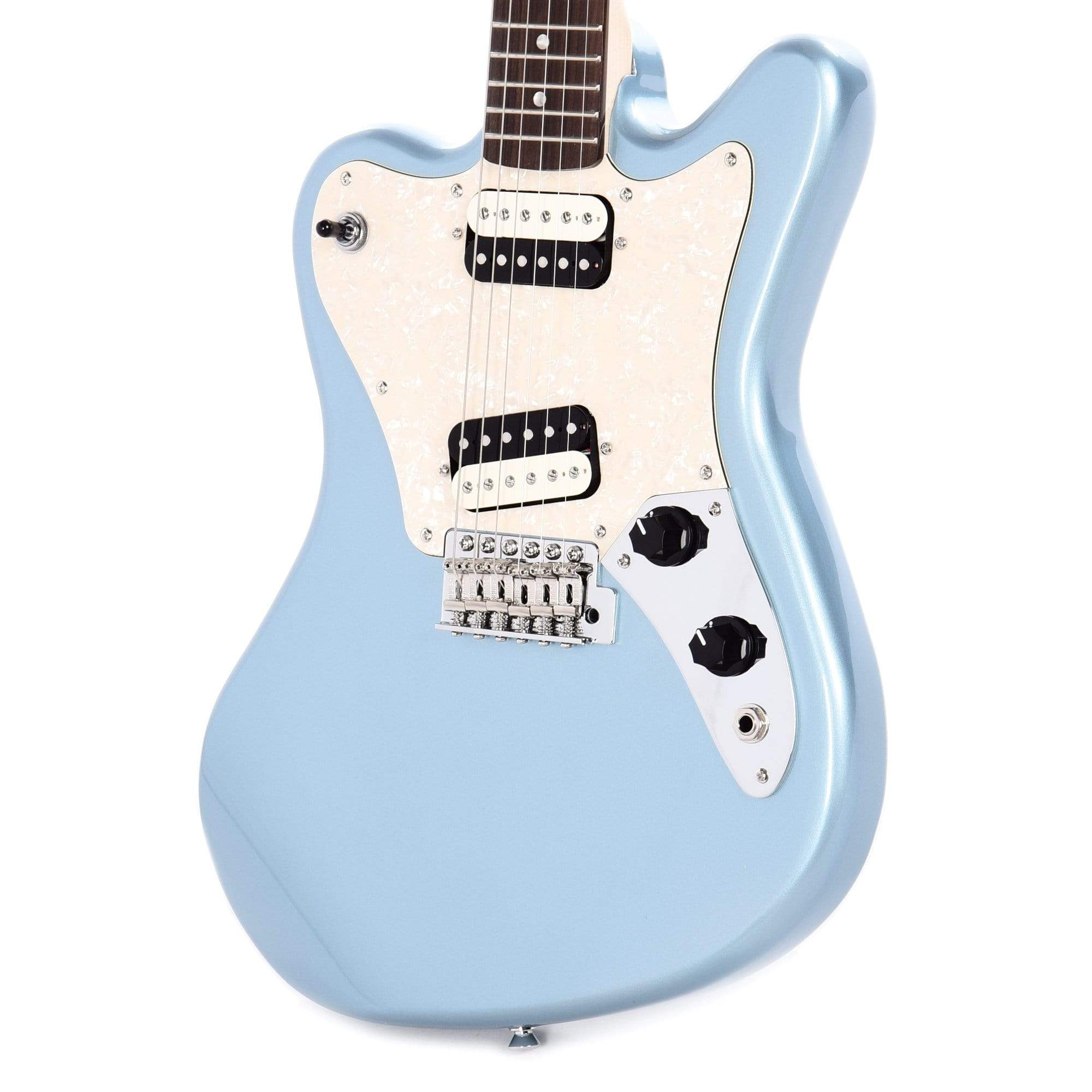 Squier Paranormal Super-Sonic Ice Blue Metallic Electric Guitars / Solid Body