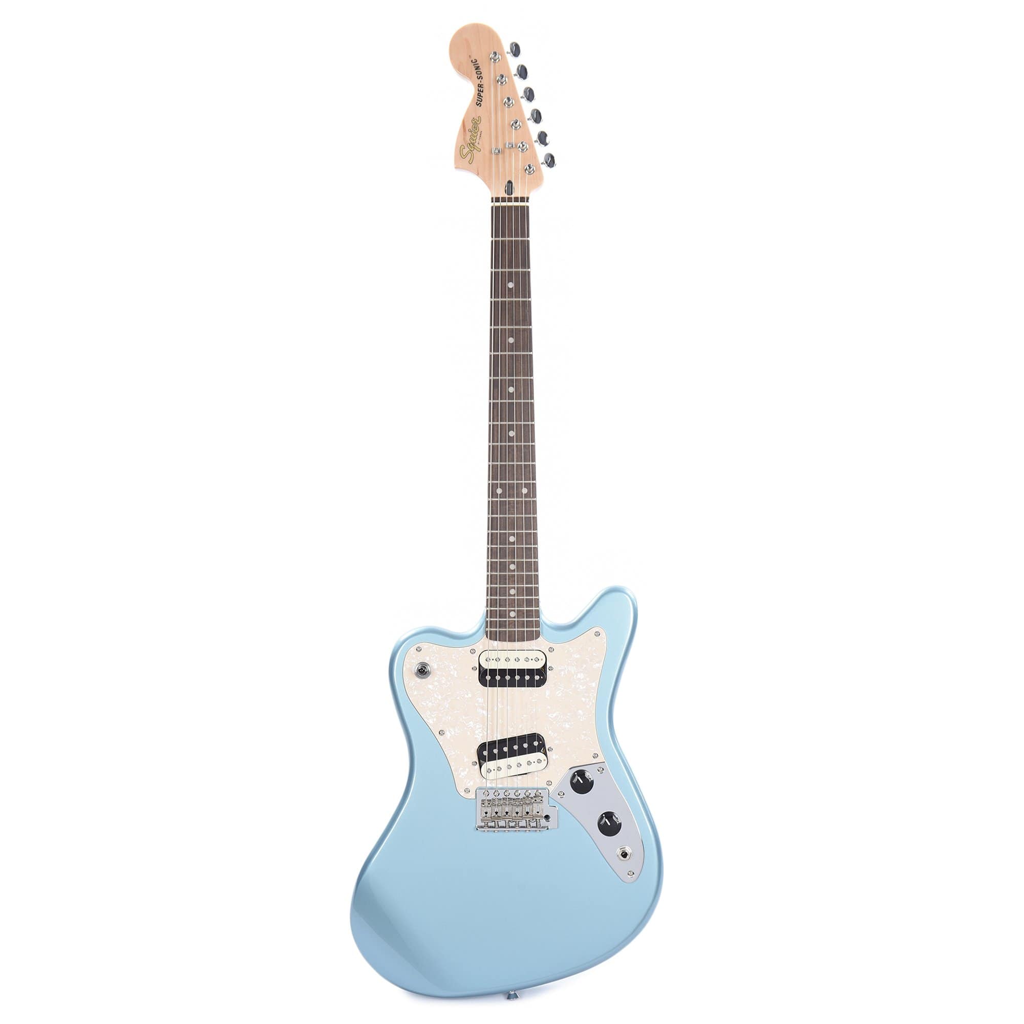Squier Paranormal Super-Sonic Ice Blue Metallic Electric Guitars / Solid Body